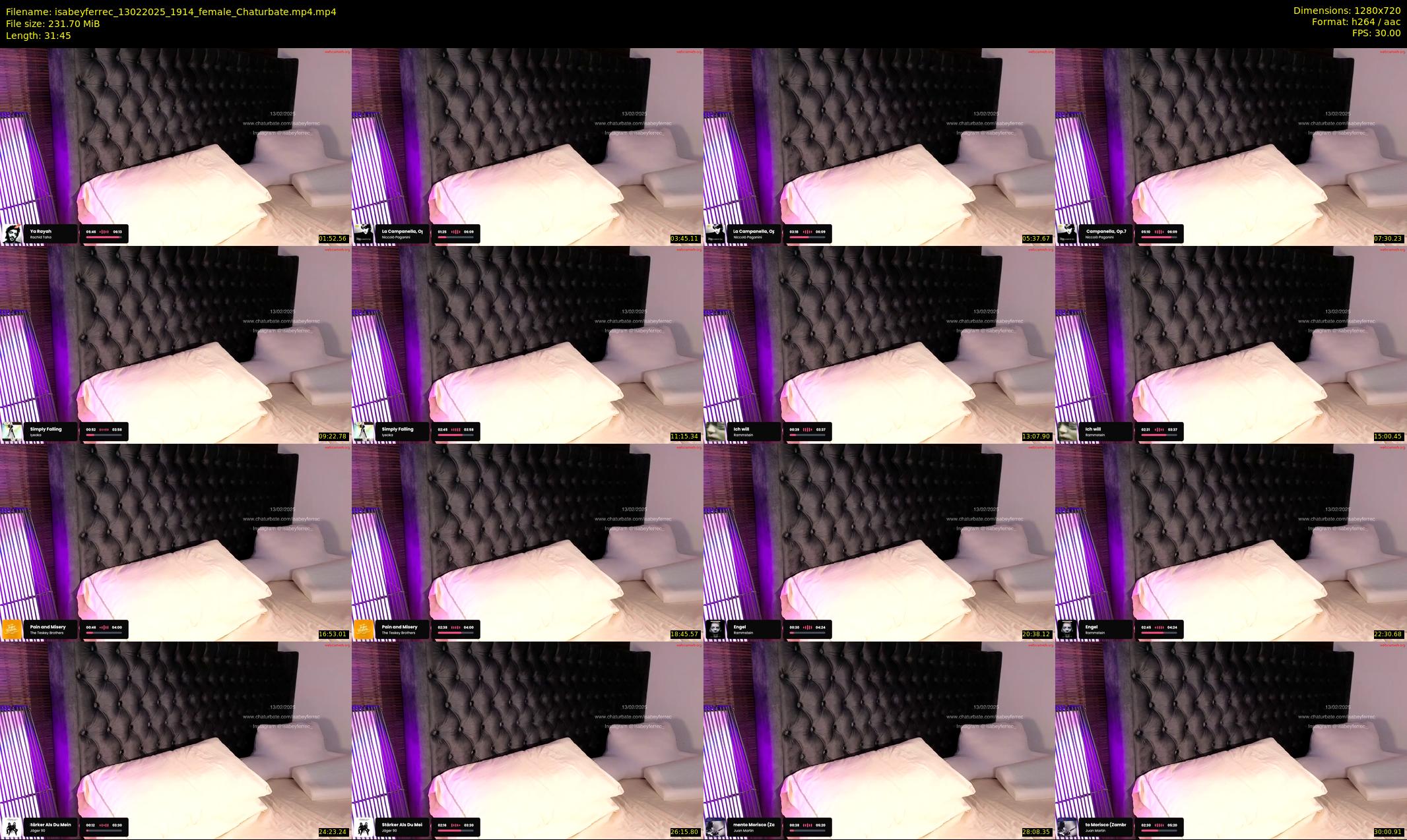 isabeyferrec — 32 minute Chaturbate female cam show recording, 720p, Feb 13, 2025