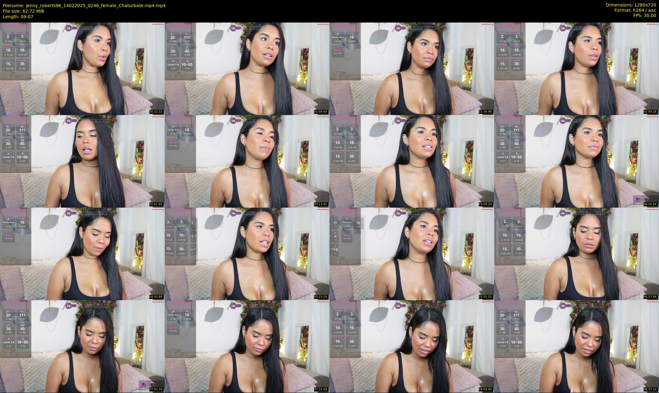 jenny_roberts96 — 10 minute Chaturbate female cam show recording, 720p, Feb 14, 2025