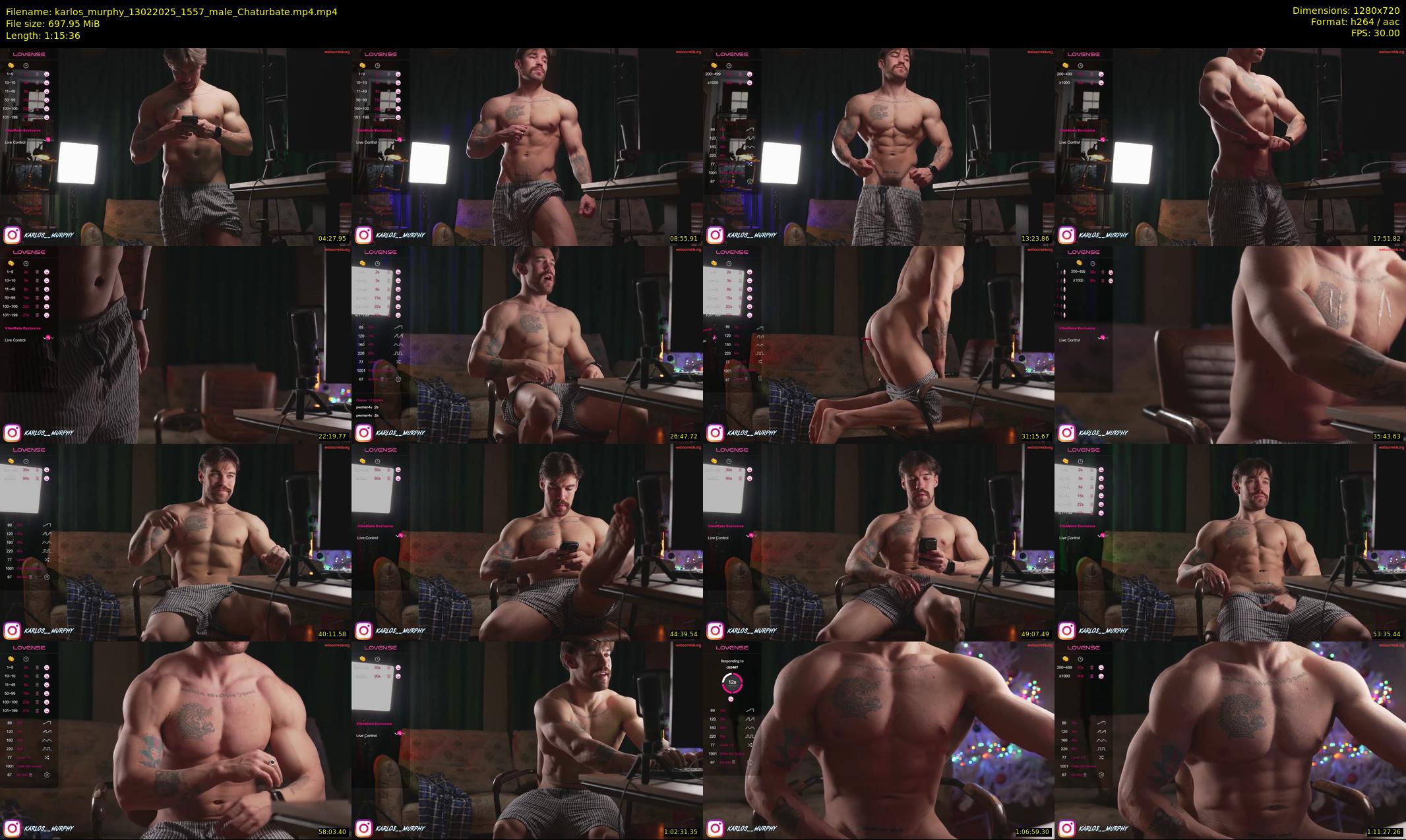karlos_murphy — 76 minute Chaturbate male cam show recording, 720p, Feb 13, 2025