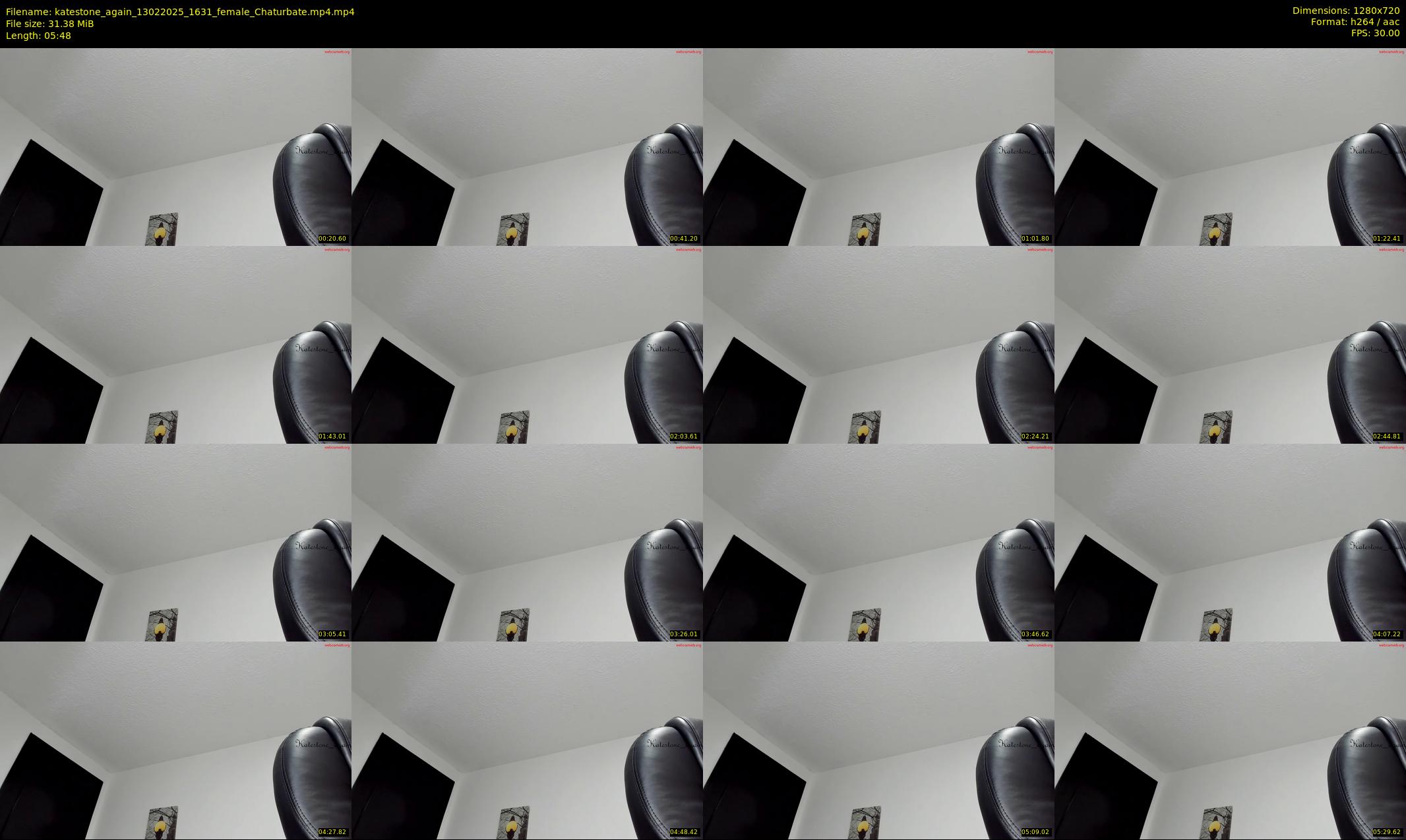 katestone_again — 6 minute Chaturbate female cam show recording, 720p, Feb 13, 2025