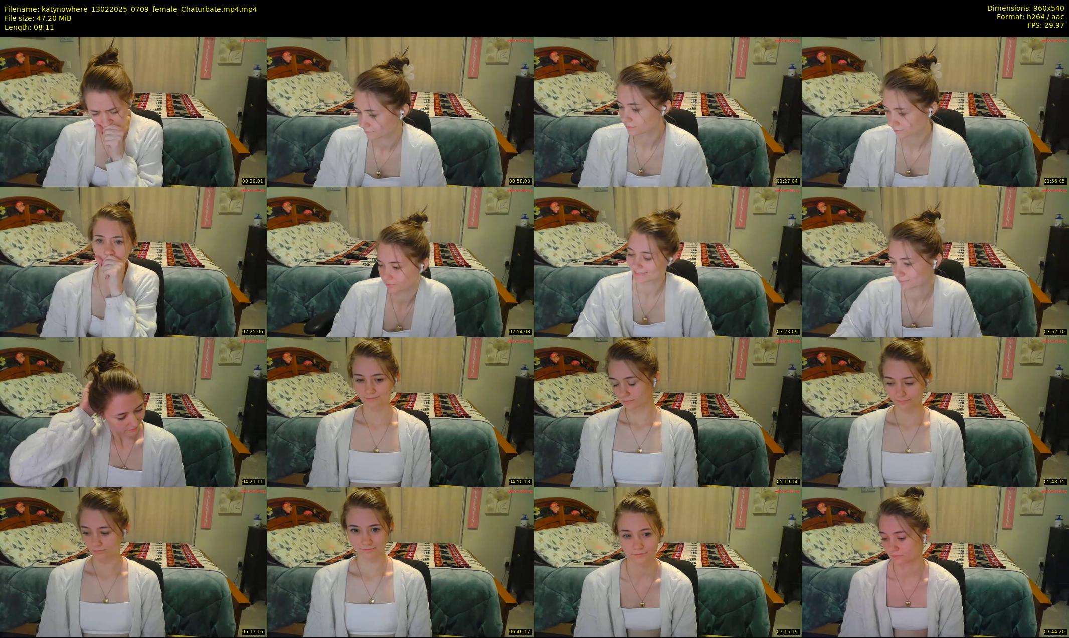 katynowhere — 9 minute Chaturbate female cam show recording, 480p, Feb 13, 2025