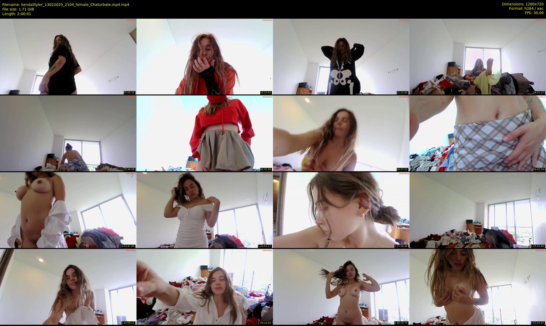 kendalltyler — 121 minute Chaturbate female cam show recording, 720p, Feb 13, 2025