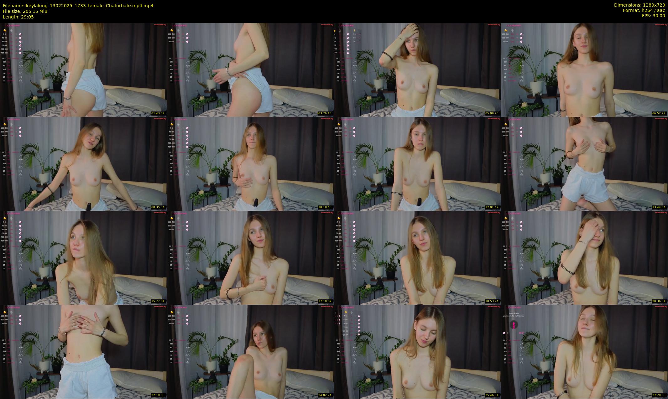 keylalong — 30 minute Chaturbate female cam show recording, 720p, Feb 13, 2025