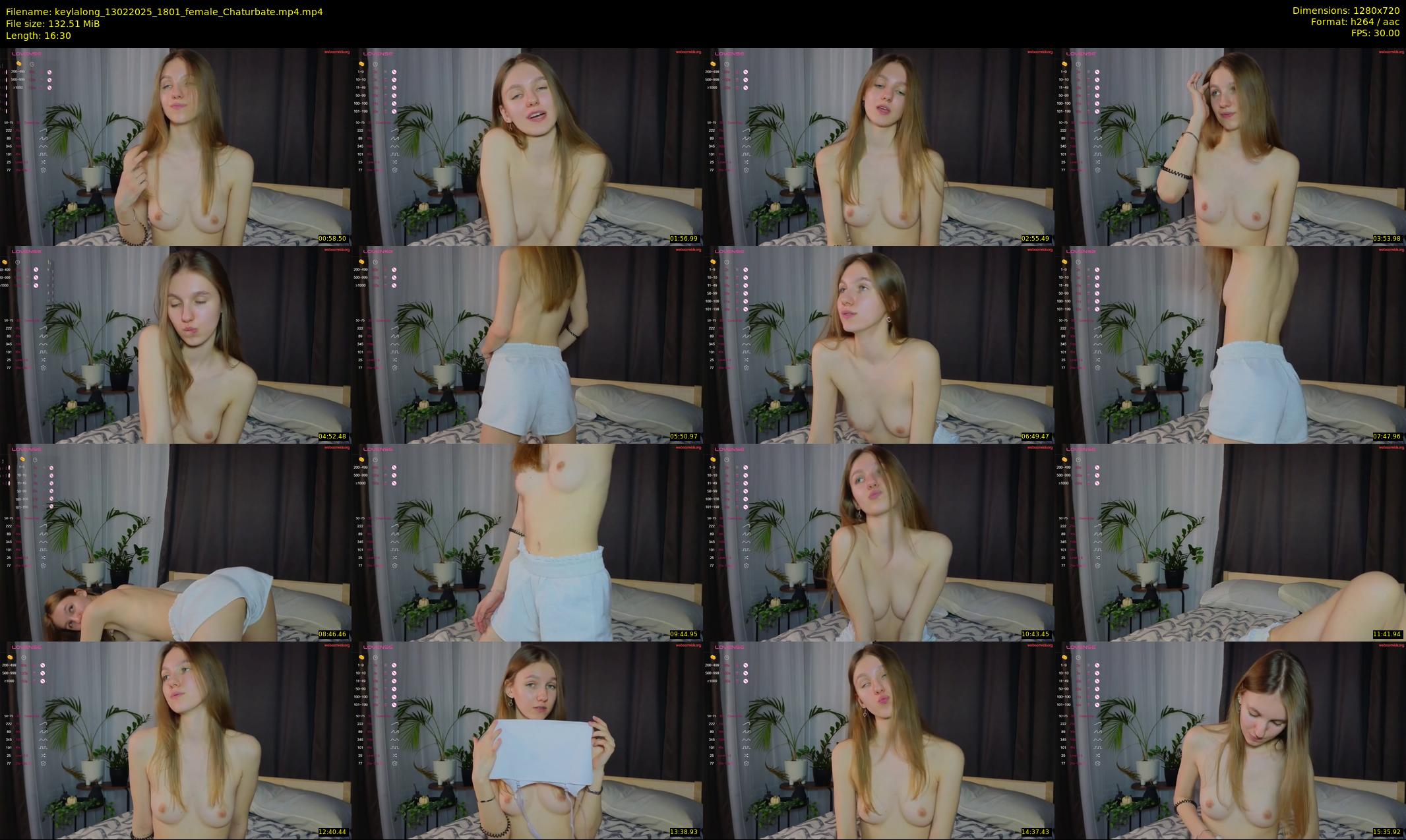 keylalong — 17 minute Chaturbate female cam show recording, 720p, Feb 13, 2025