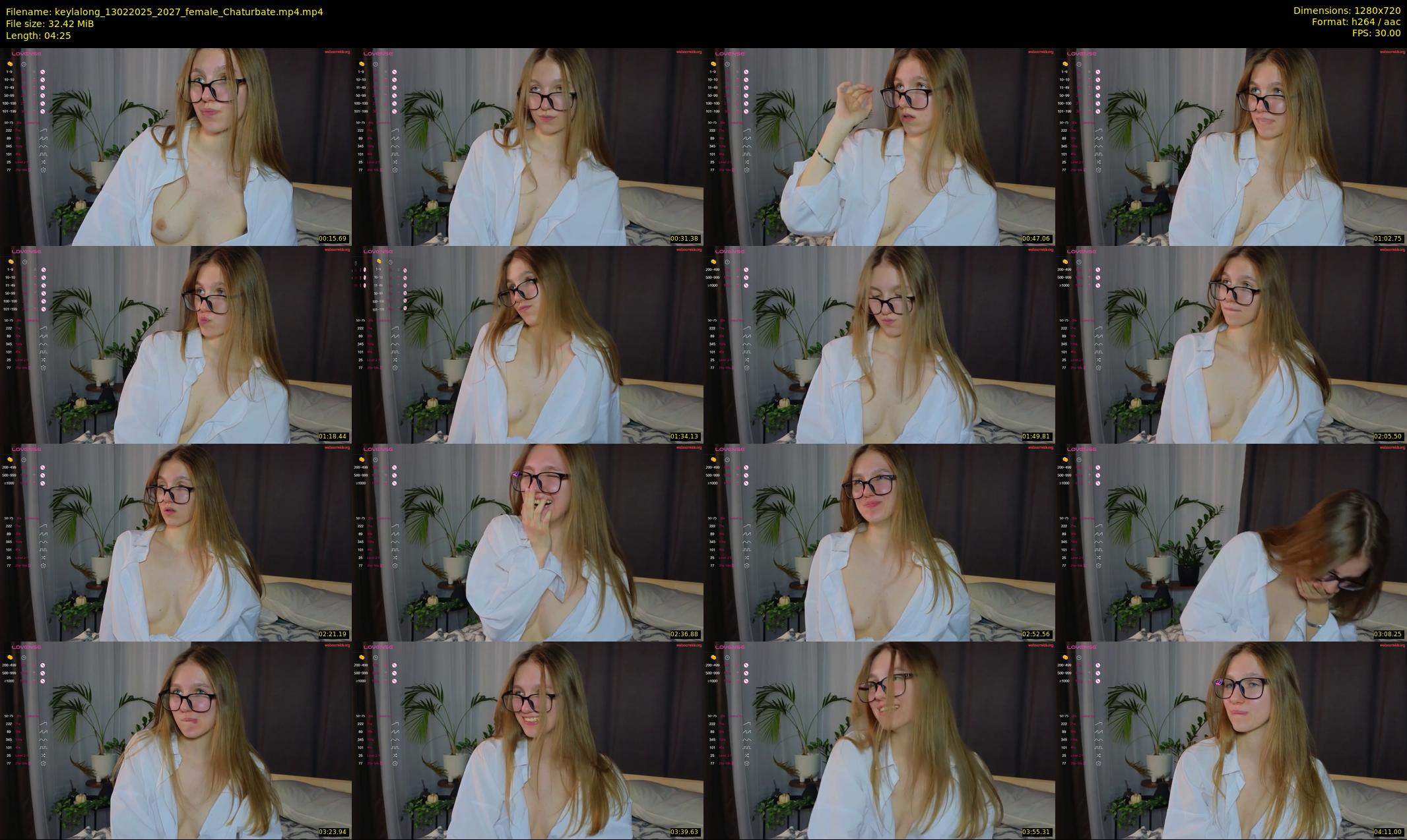 keylalong — 5 minute Chaturbate female cam show recording, 720p, Feb 13, 2025