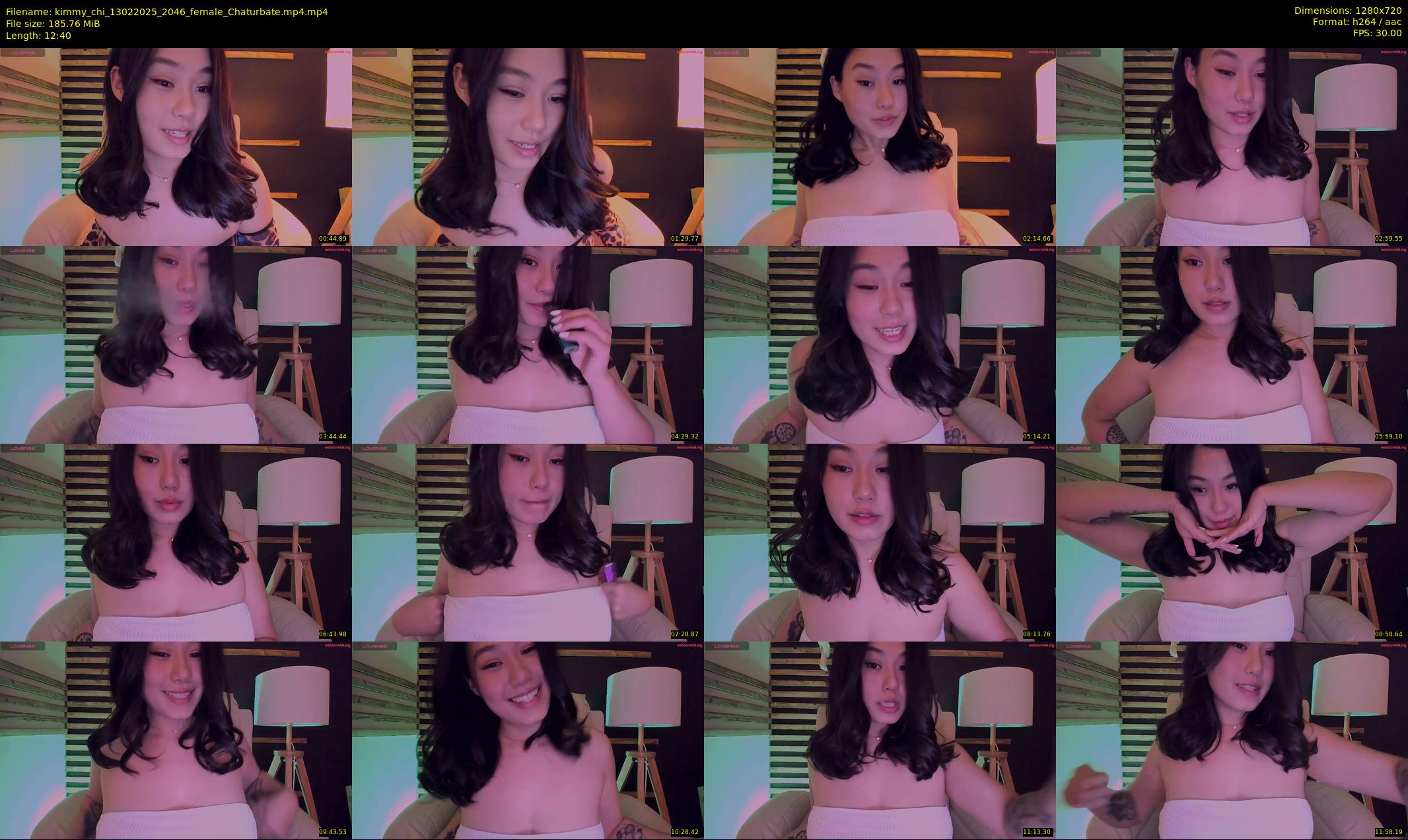 kimmy_chi — 13 minute Chaturbate female cam show recording, 720p, Feb 13, 2025
