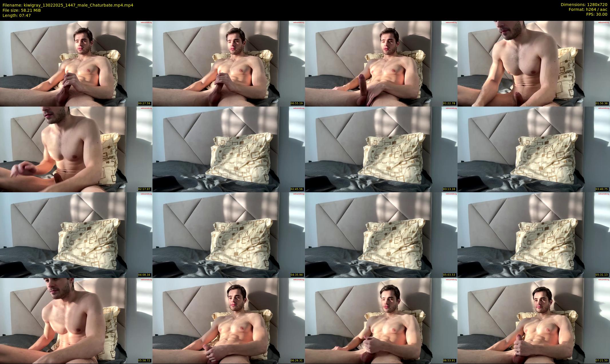 kiwigray — 8 minute Chaturbate male cam show recording, 720p, Feb 13, 2025