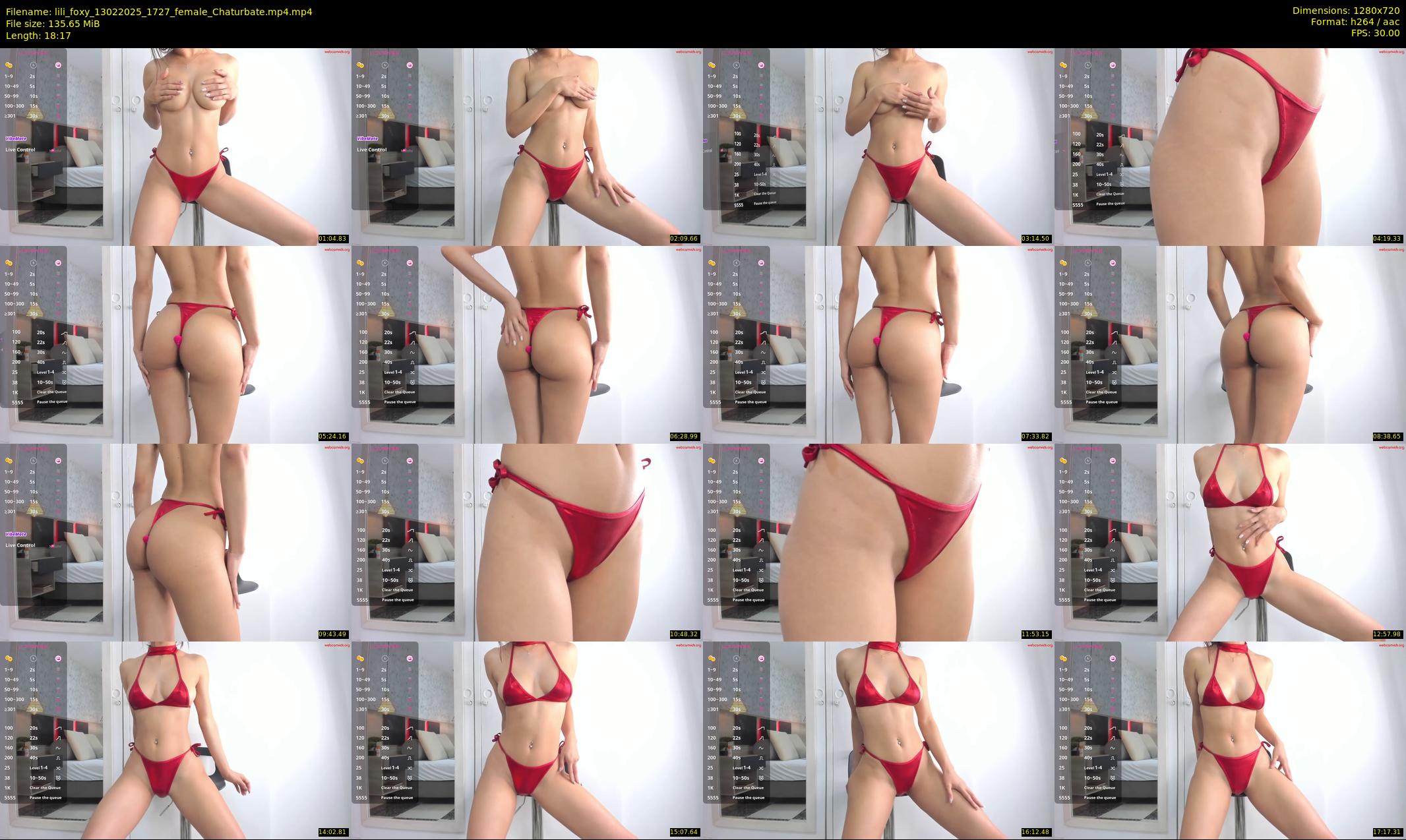 lili_foxy — 19 minute Chaturbate female cam show recording, 720p, Feb 13, 2025