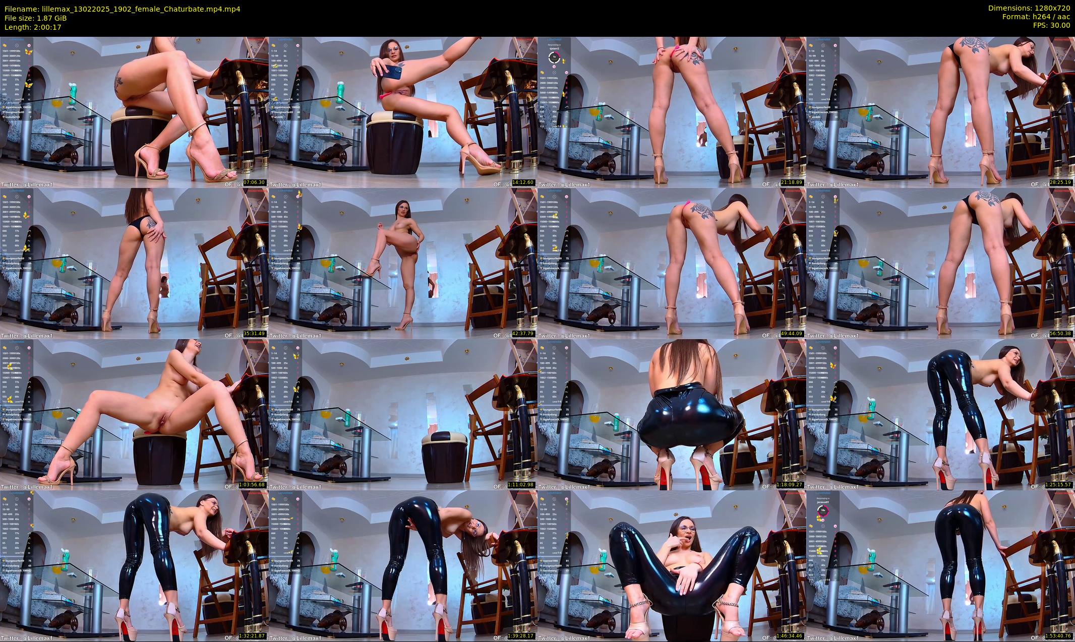 lillemax — 121 minute Chaturbate female cam show recording, 720p, Feb 13, 2025