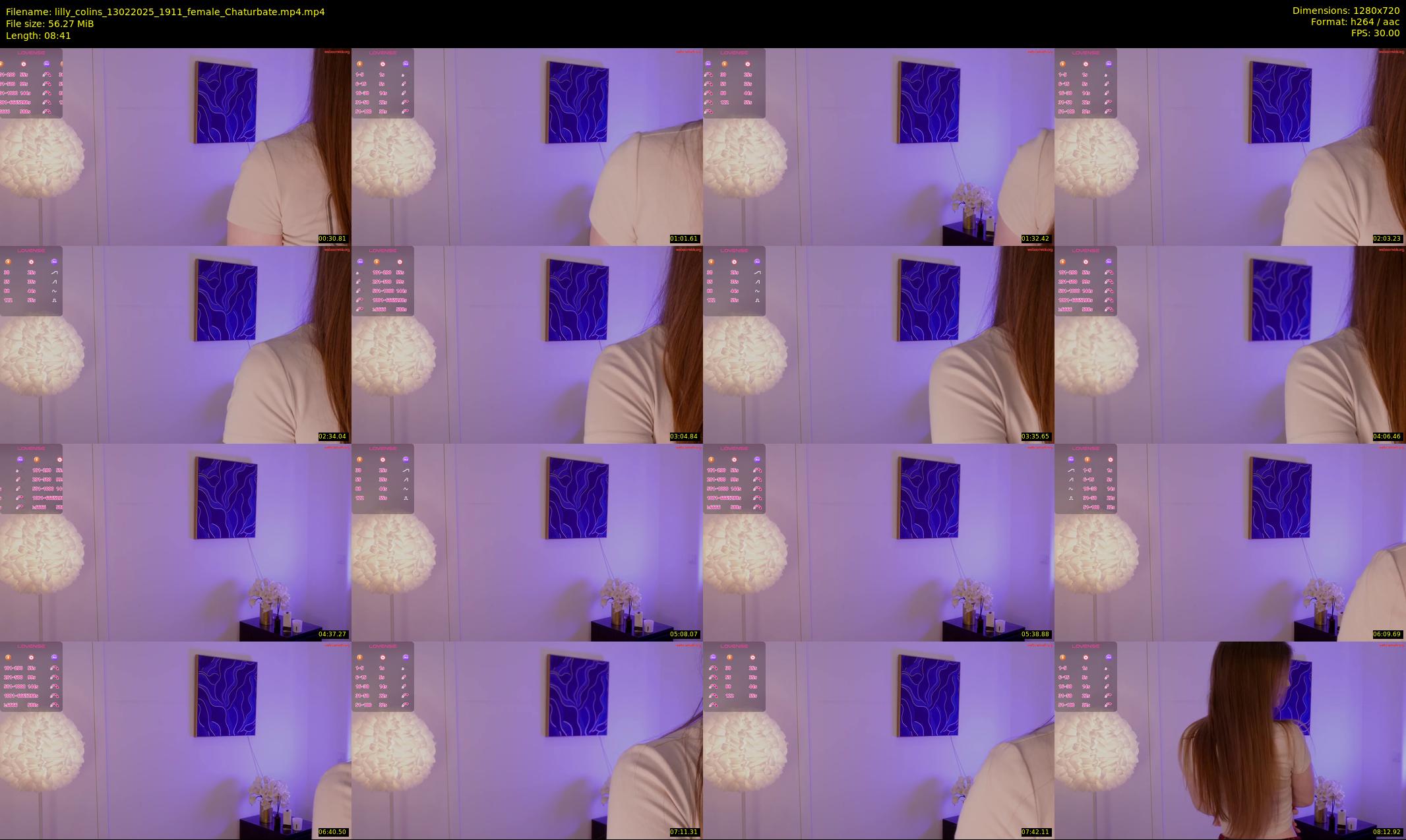 lilly_colins — 9 minute Chaturbate female cam show recording, 720p, Feb 13, 2025