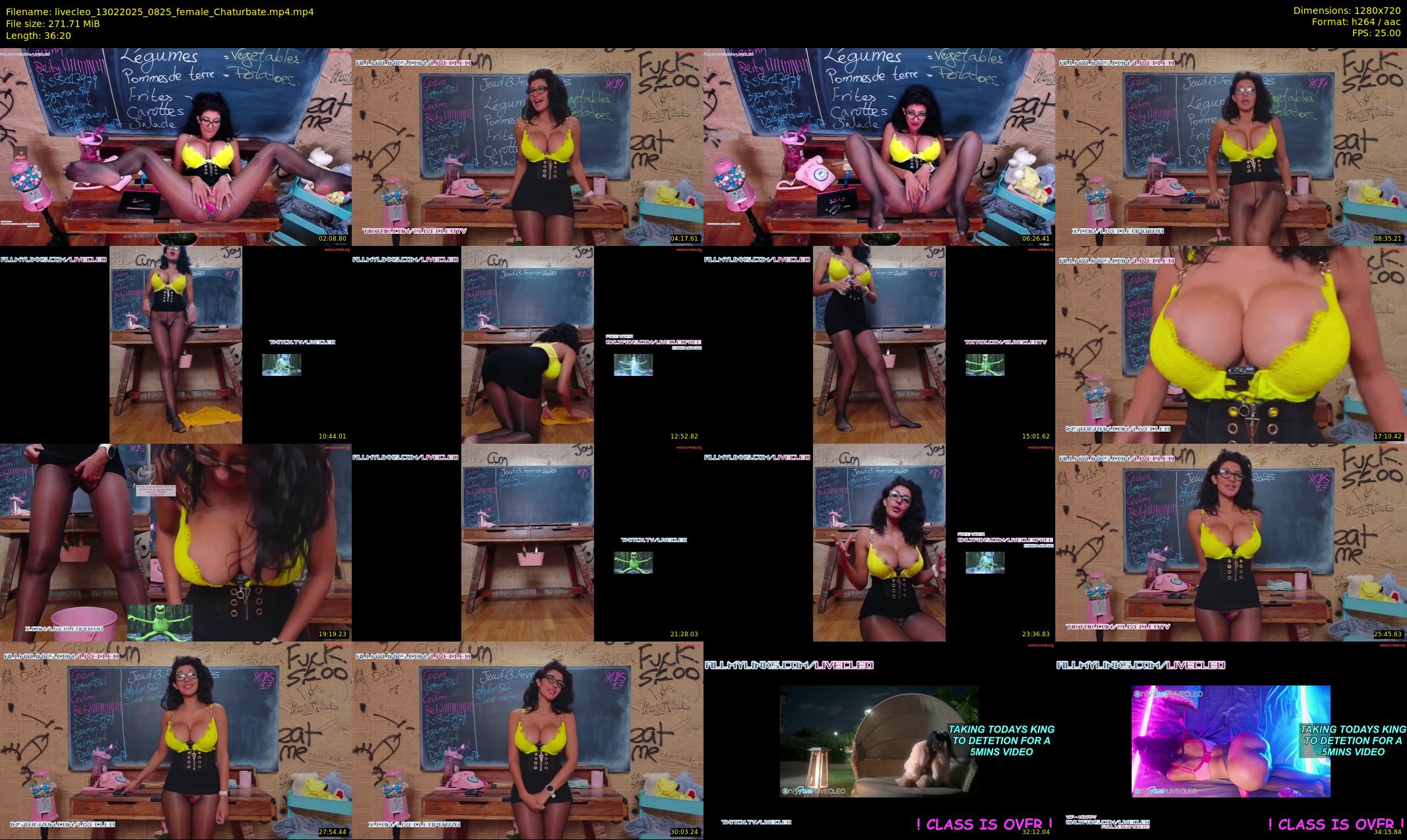 livecleo — 37 minute Chaturbate female cam show recording, 720p, Feb 13, 2025
