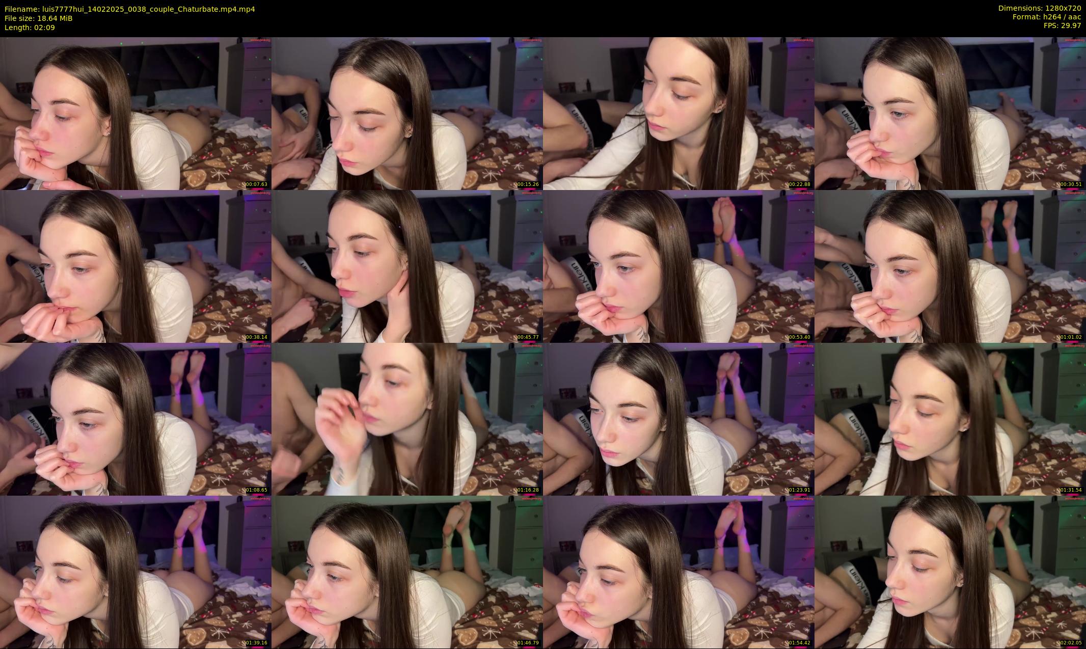 luis7777hui — 3 minute Chaturbate couple cam show recording, 720p, Feb 14, 2025