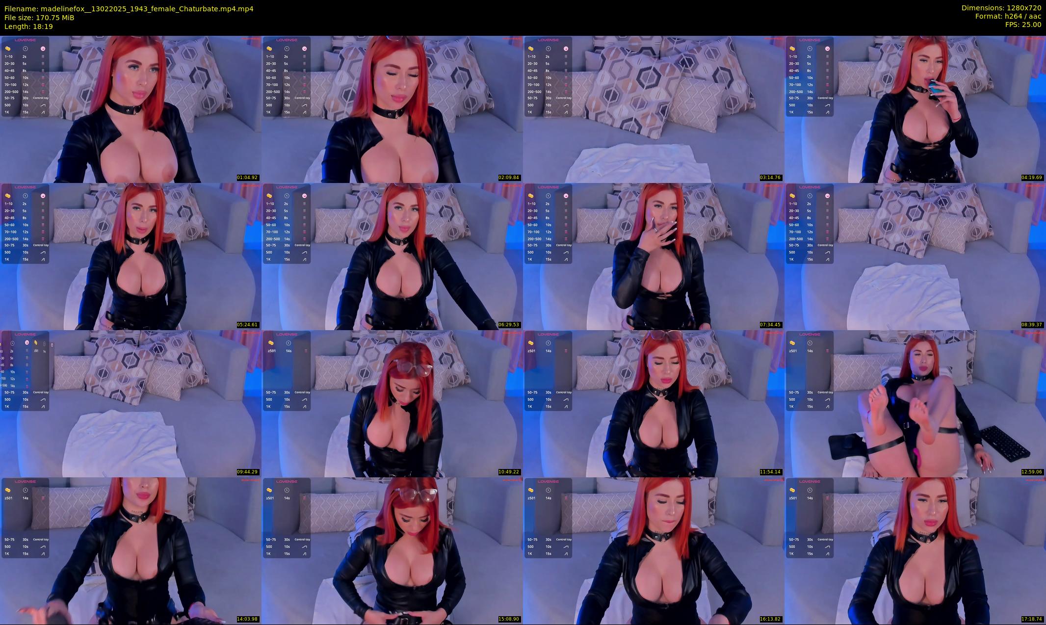 madelinefox_ — 19 minute Chaturbate female cam show recording, 720p, Feb 13, 2025
