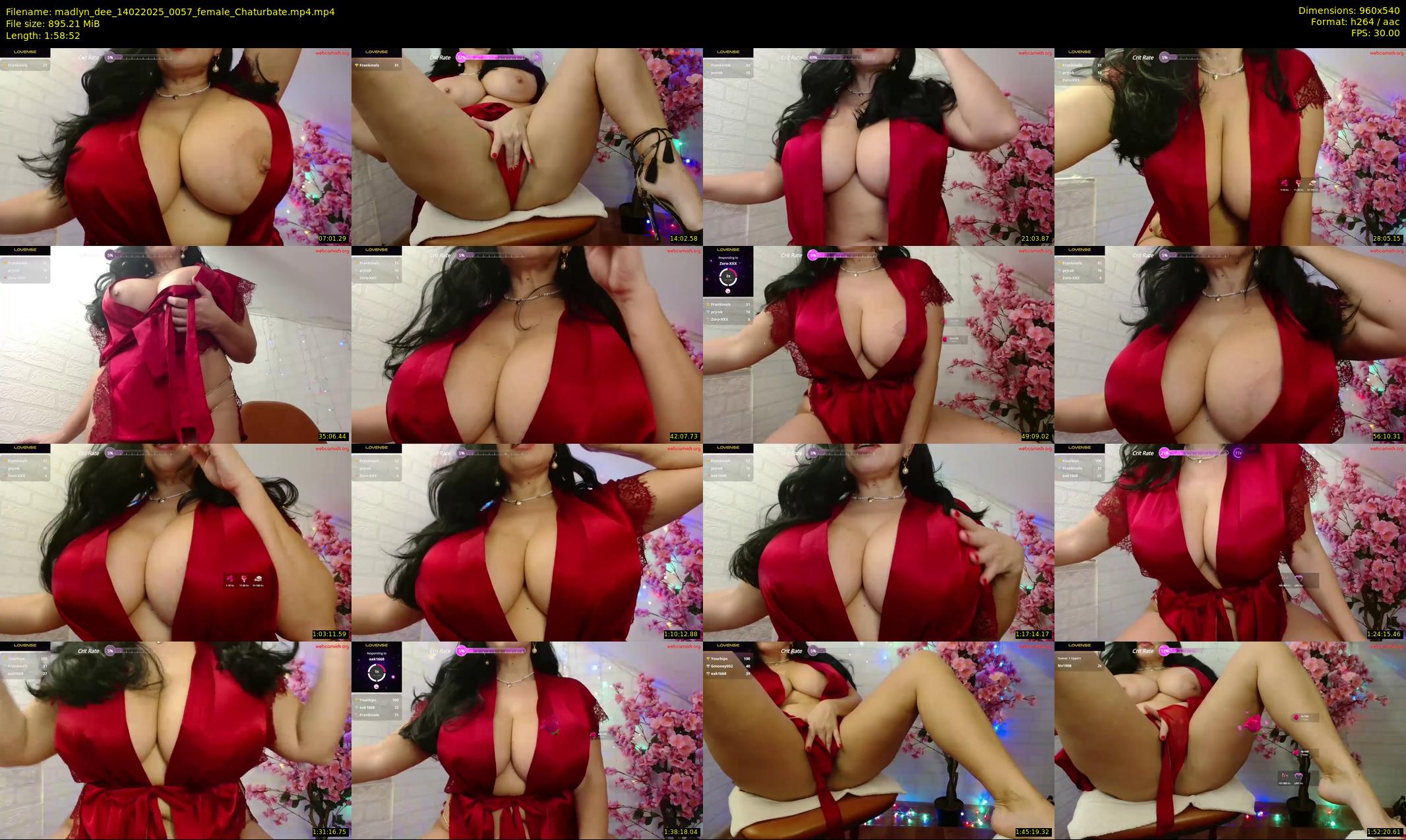 madlyn_dee — 119 minute Chaturbate female cam show recording, 480p, Feb 14, 2025