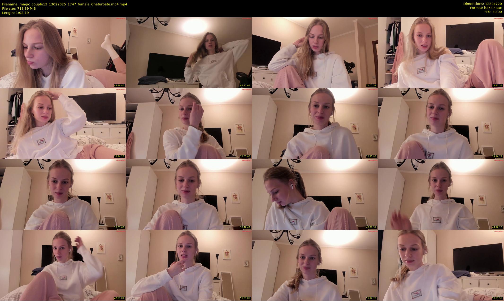magic_couple13 — 63 minute Chaturbate couple cam show recording, 720p, Feb 13, 2025