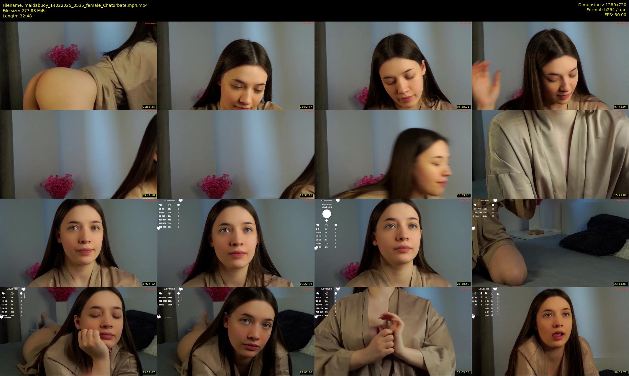 maidabuoy — 33 minute Chaturbate female cam show recording, 720p, Feb 14, 2025