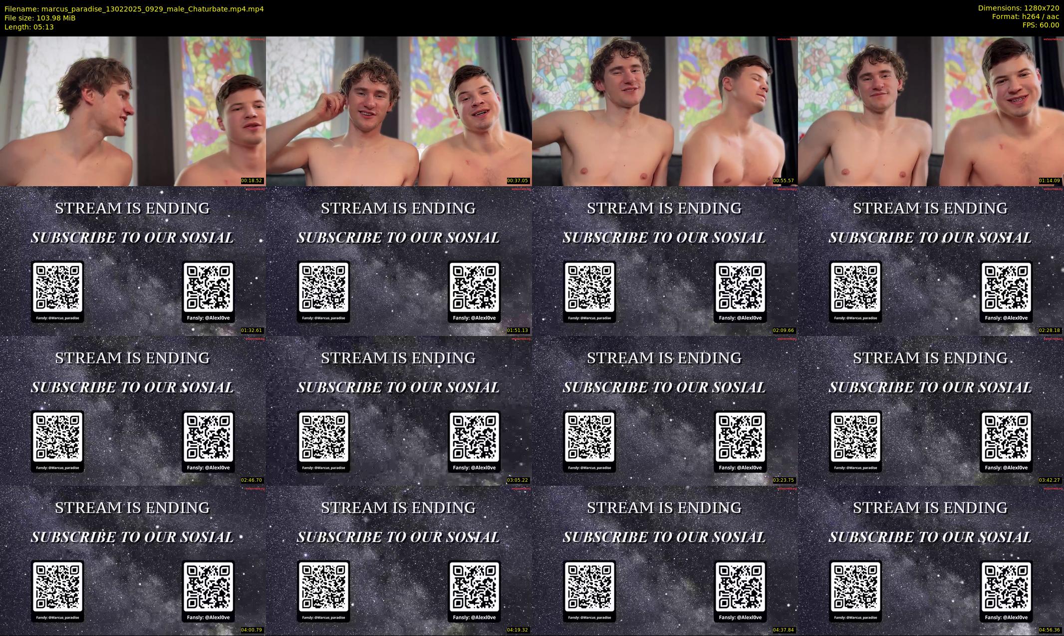 marcus_paradise — 6 minute Chaturbate male cam show recording, 720p, Feb 13, 2025