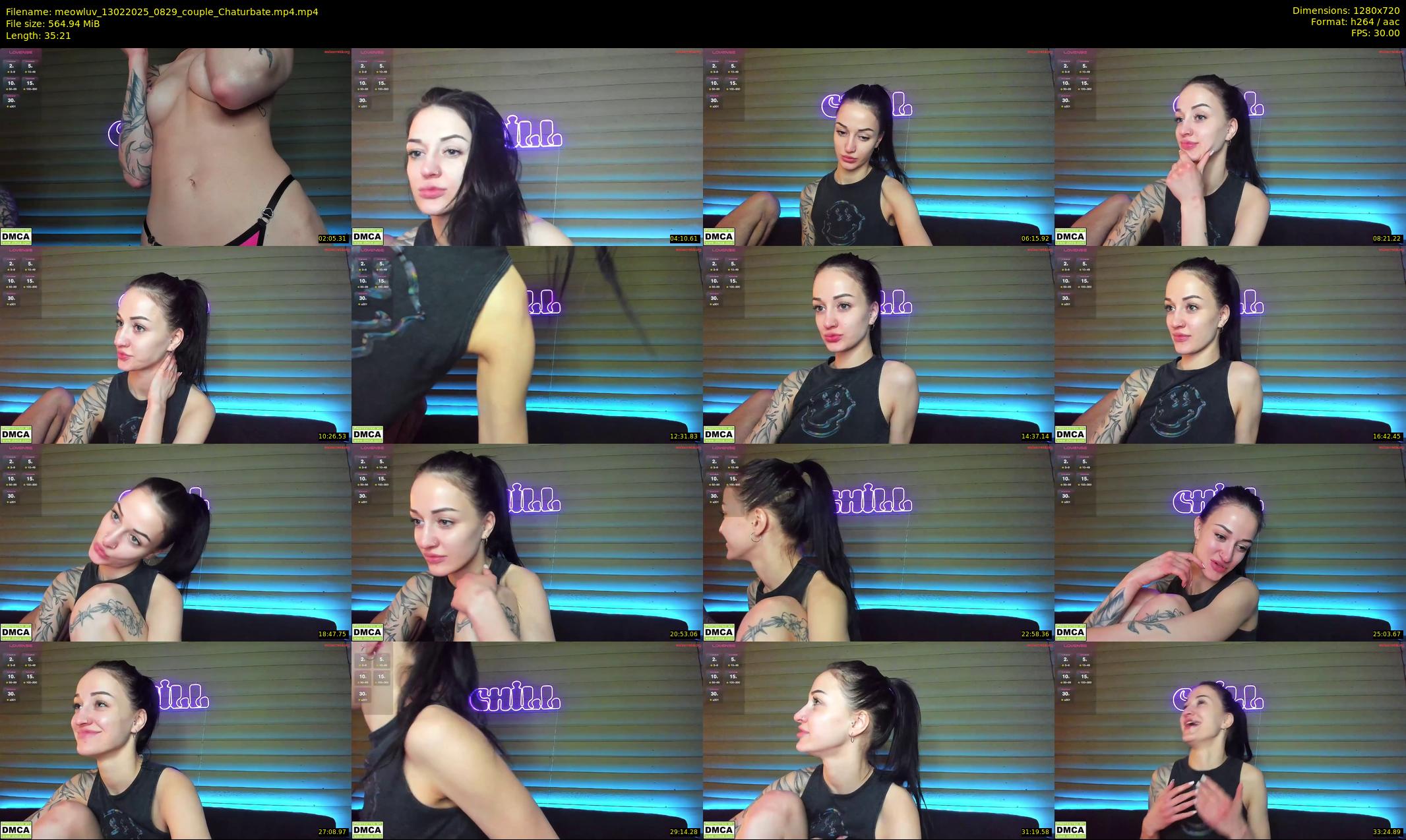 meowluv — 36 minute Chaturbate couple cam show recording, 720p, Feb 13, 2025
