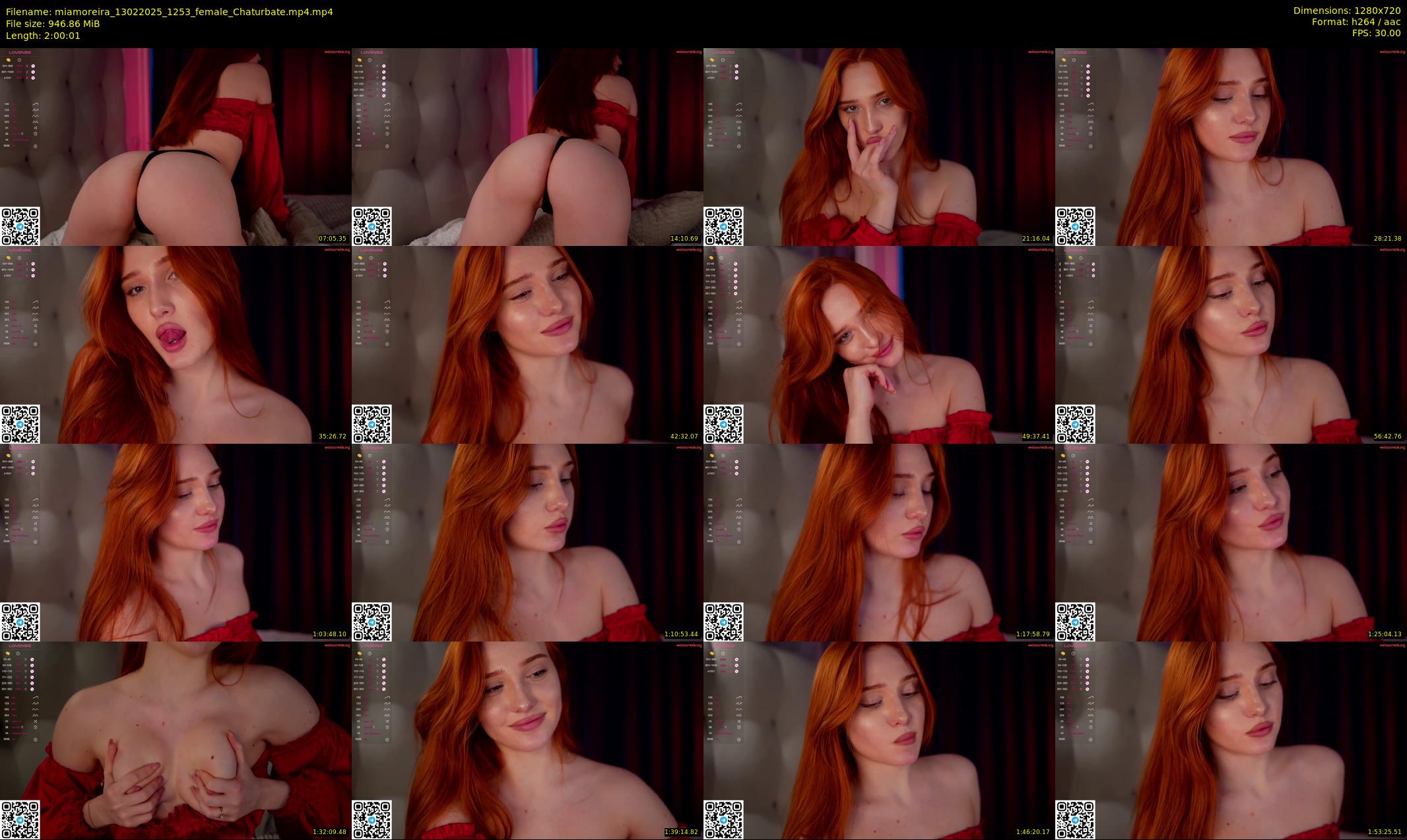miamoreira — 121 minute Chaturbate female cam show recording, 720p, Feb 13, 2025