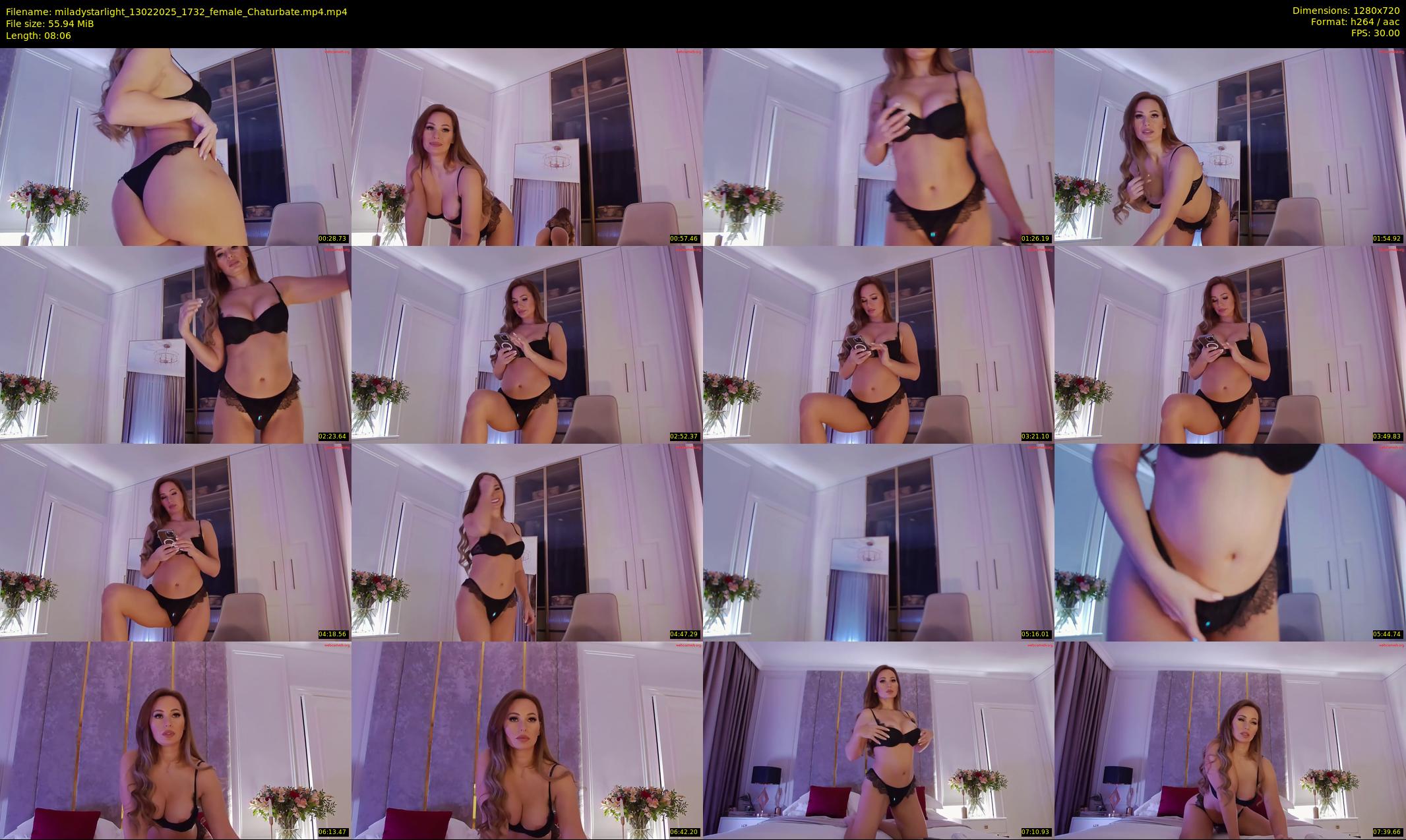 miladystarlight — 9 minute Chaturbate female cam show recording, 720p, Feb 13, 2025