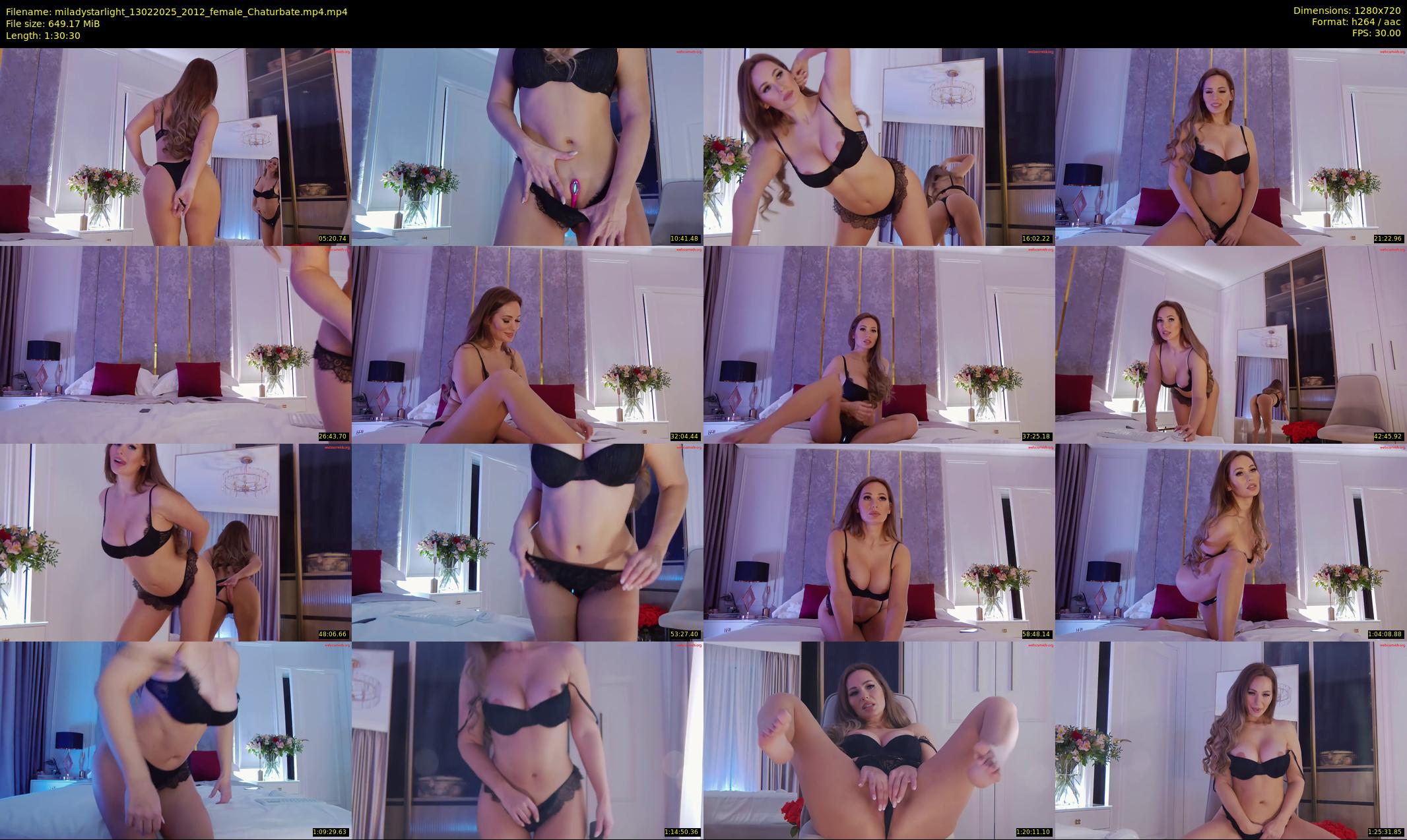 miladystarlight — 91 minute Chaturbate female cam show recording, 720p, Feb 13, 2025