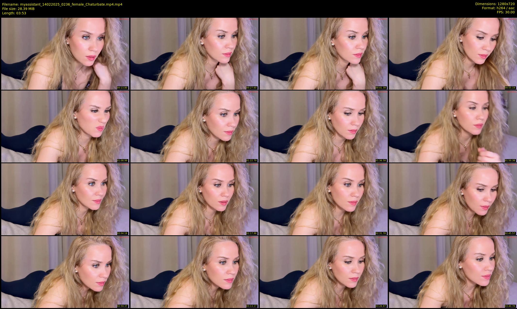 myassistant — 4 minute Chaturbate female cam show recording, 720p, Feb 14, 2025