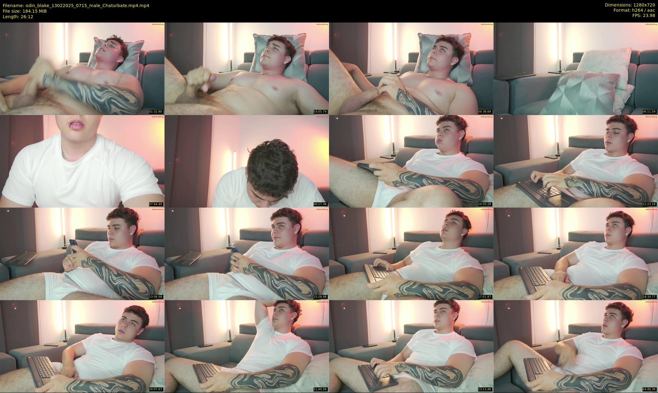 odin_blake — 27 minute Chaturbate male cam show recording, 720p, Feb 13, 2025