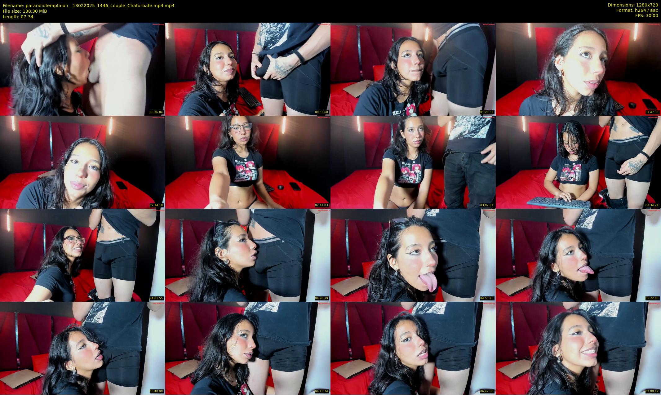 paranoidtemptaion_ — 8 minute Chaturbate couple cam show recording, 720p, Feb 13, 2025