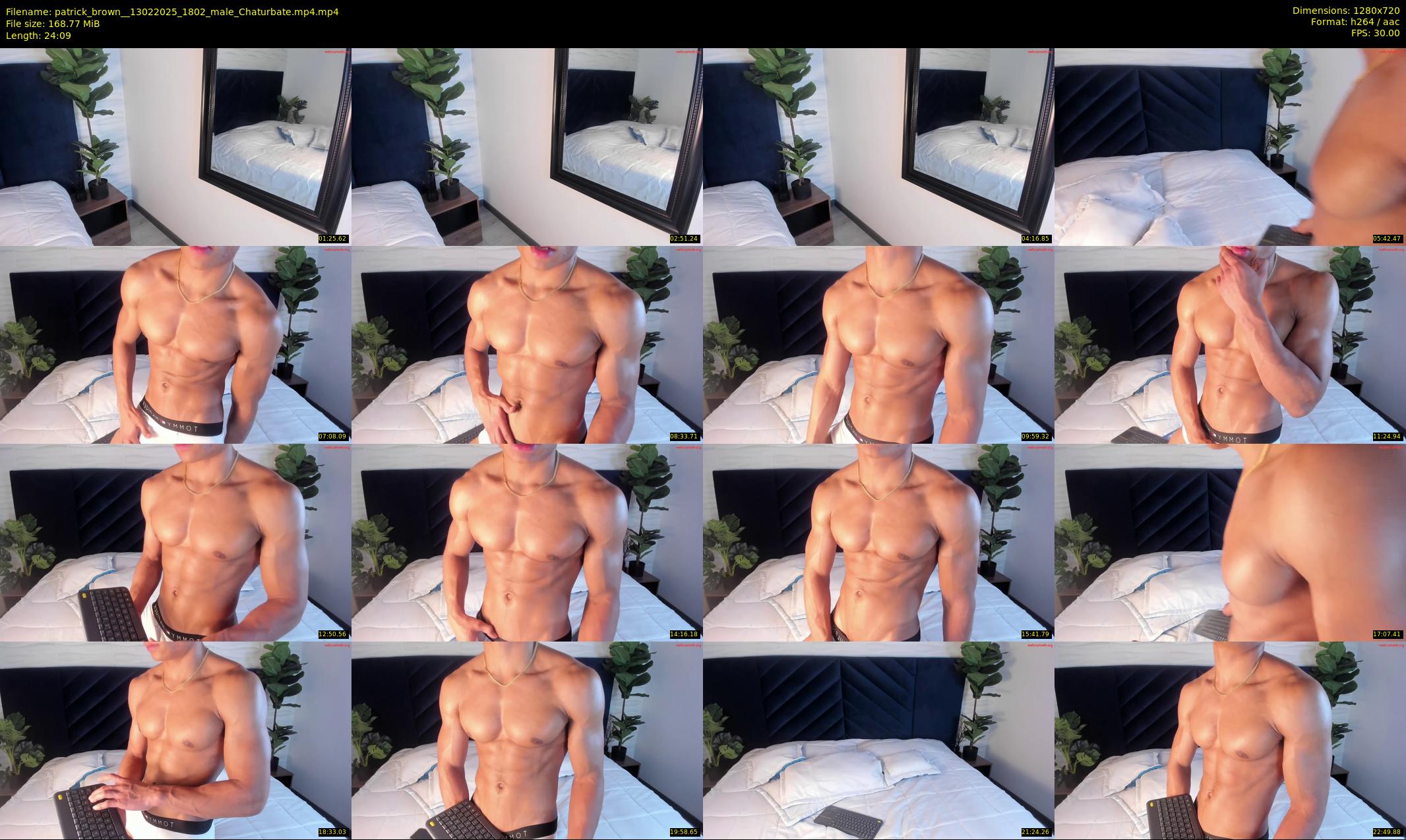 patrick_brown_ — 25 minute Chaturbate male cam show recording, 720p, Feb 13, 2025