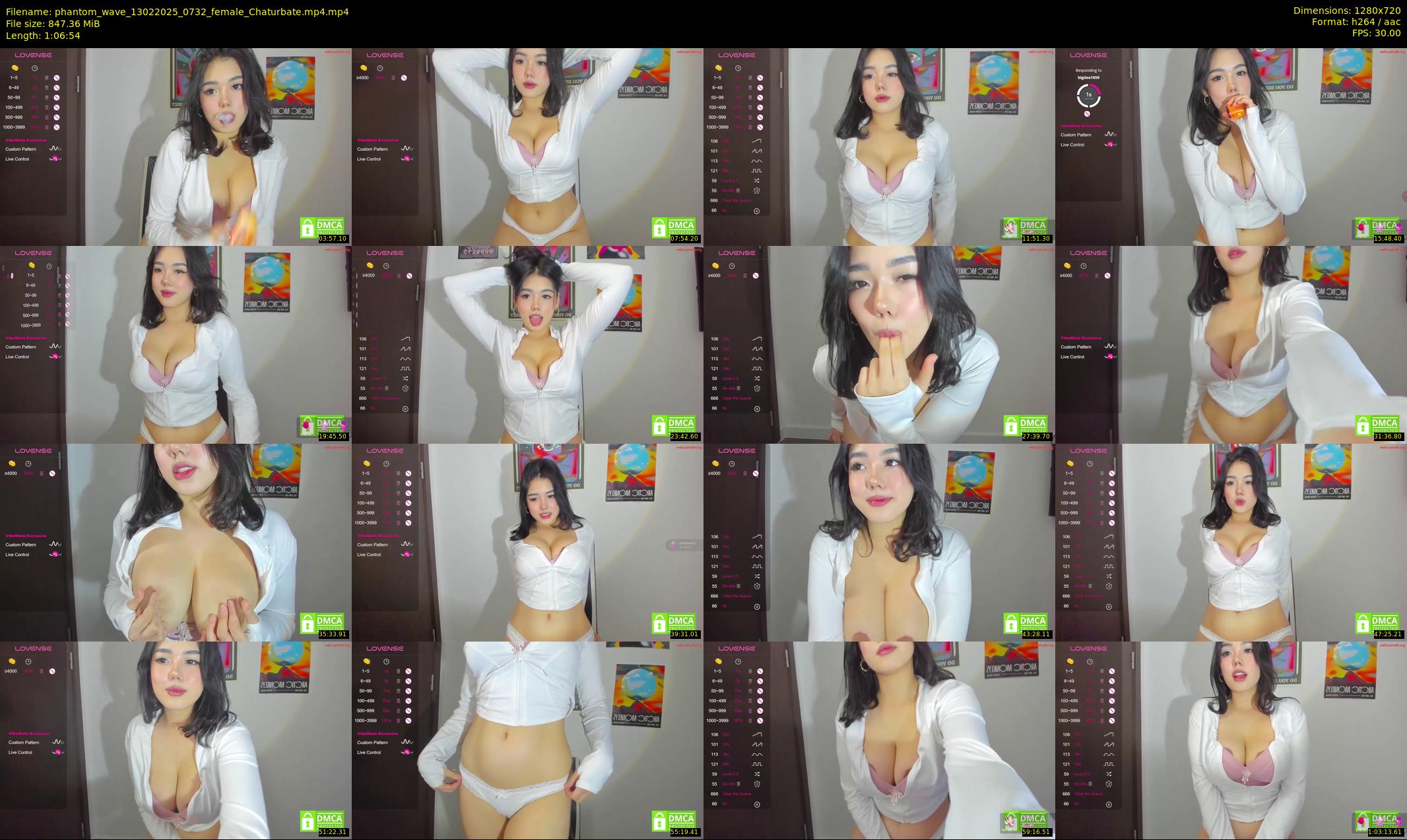 phantom_wave — 67 minute Chaturbate female cam show recording, 720p, Feb 13, 2025