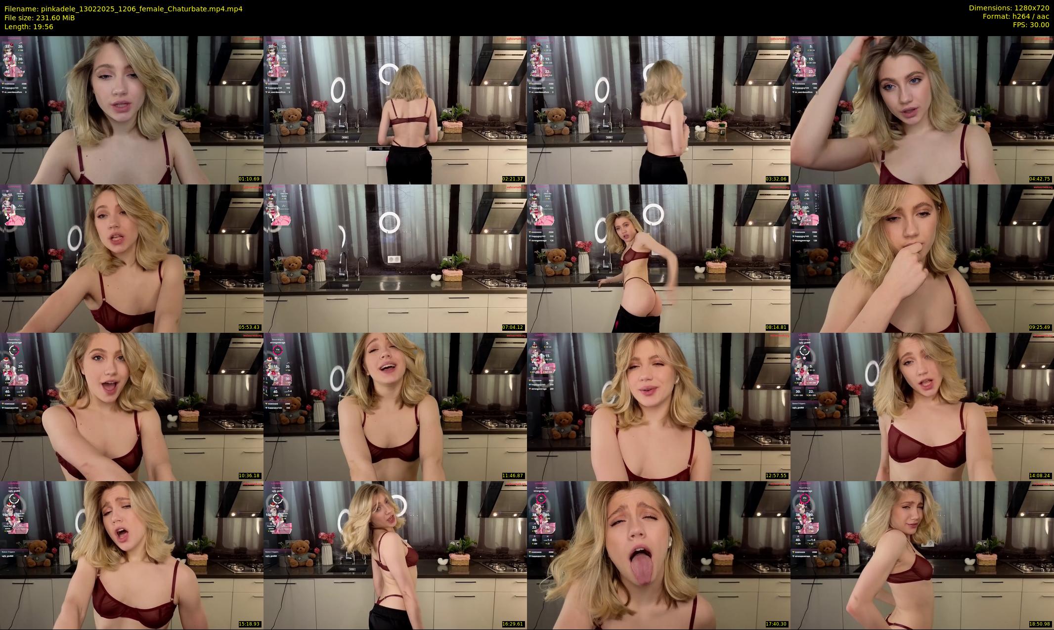 pinkadele — 20 minute Chaturbate female cam show recording, 720p, Feb 13, 2025