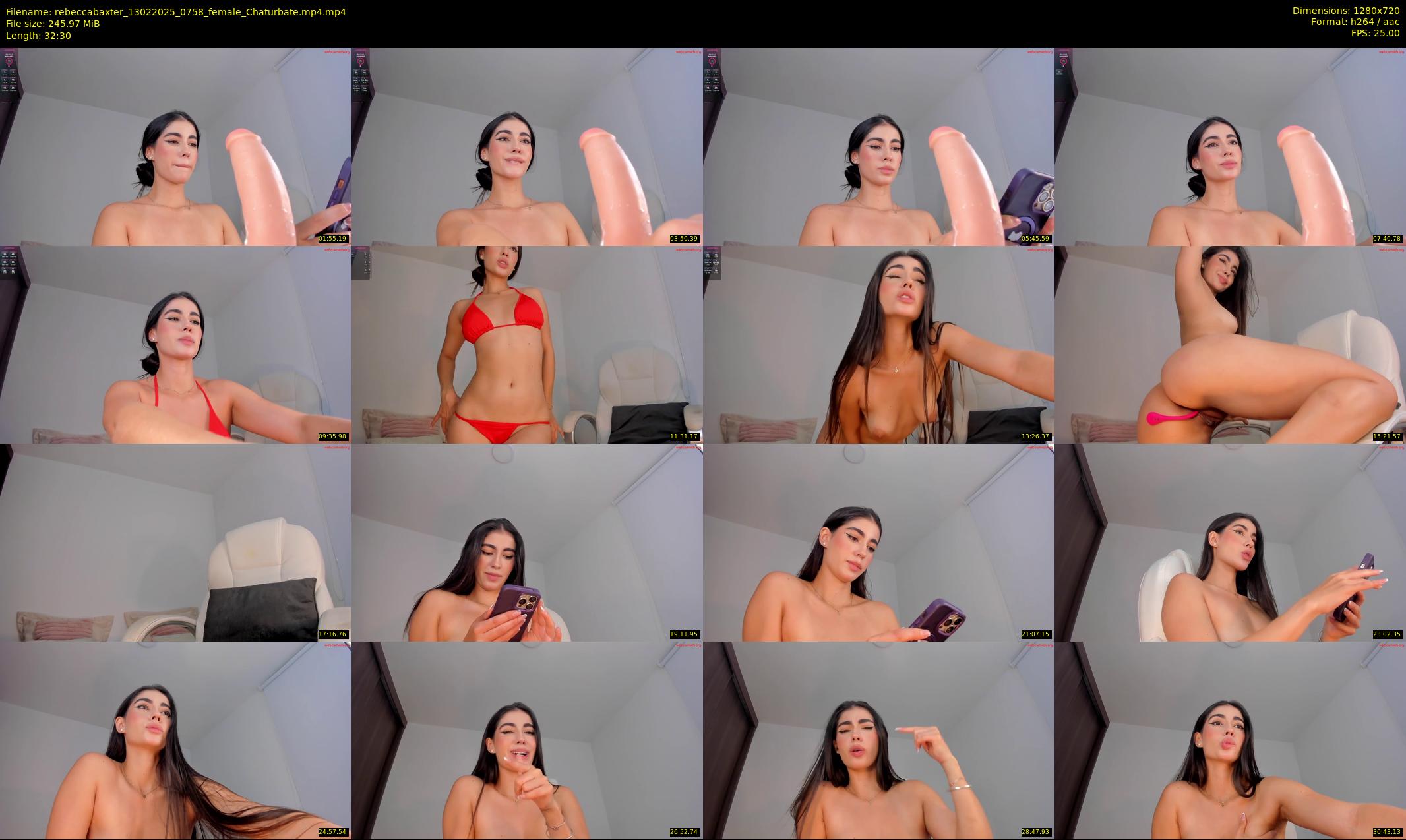 rebeccabaxter — 33 minute Chaturbate female cam show recording, 720p, Feb 13, 2025