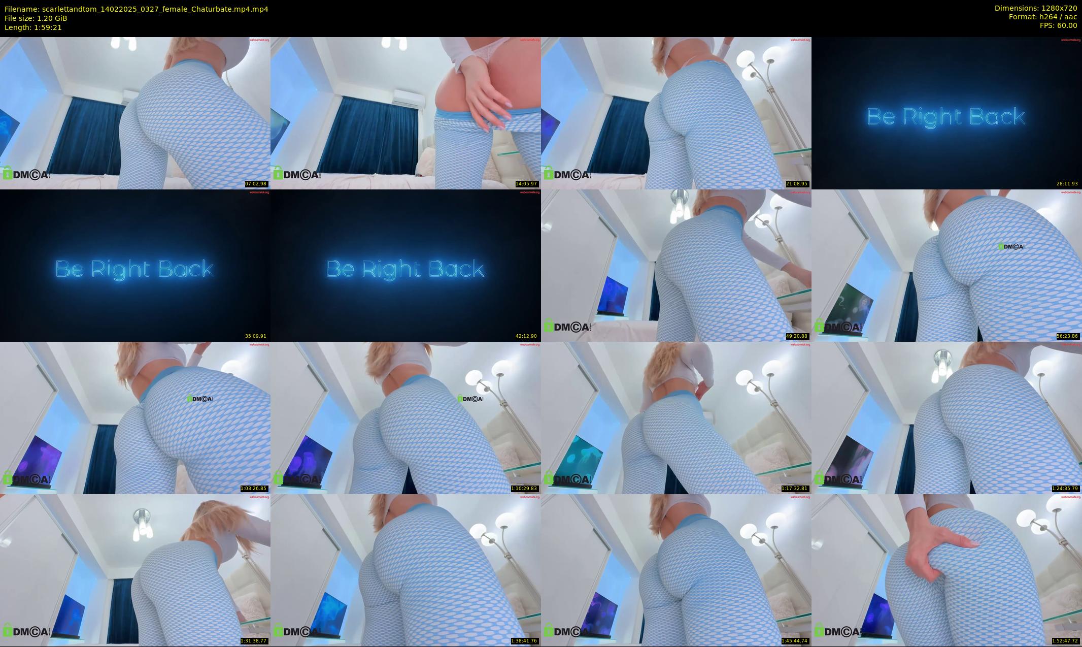 scarlettandtom — 120 minute Chaturbate couple cam show recording, 720p, Feb 14, 2025