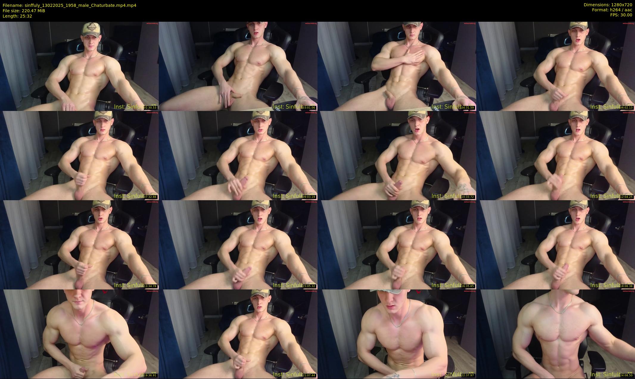 sinffuly — 26 minute Chaturbate male cam show recording, 720p, Feb 13, 2025