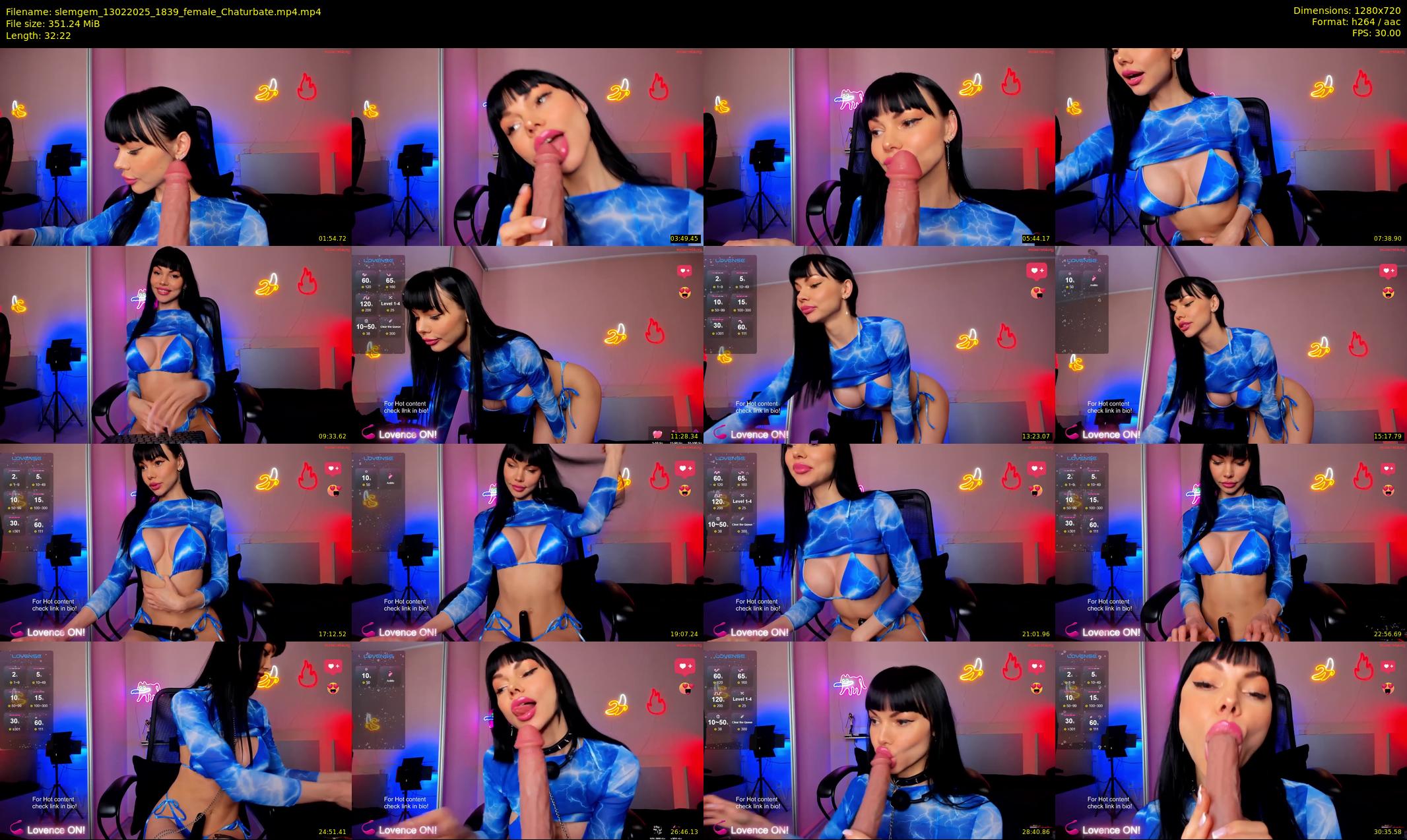 slemgem — 33 minute Chaturbate couple cam show recording, 720p, Feb 13, 2025