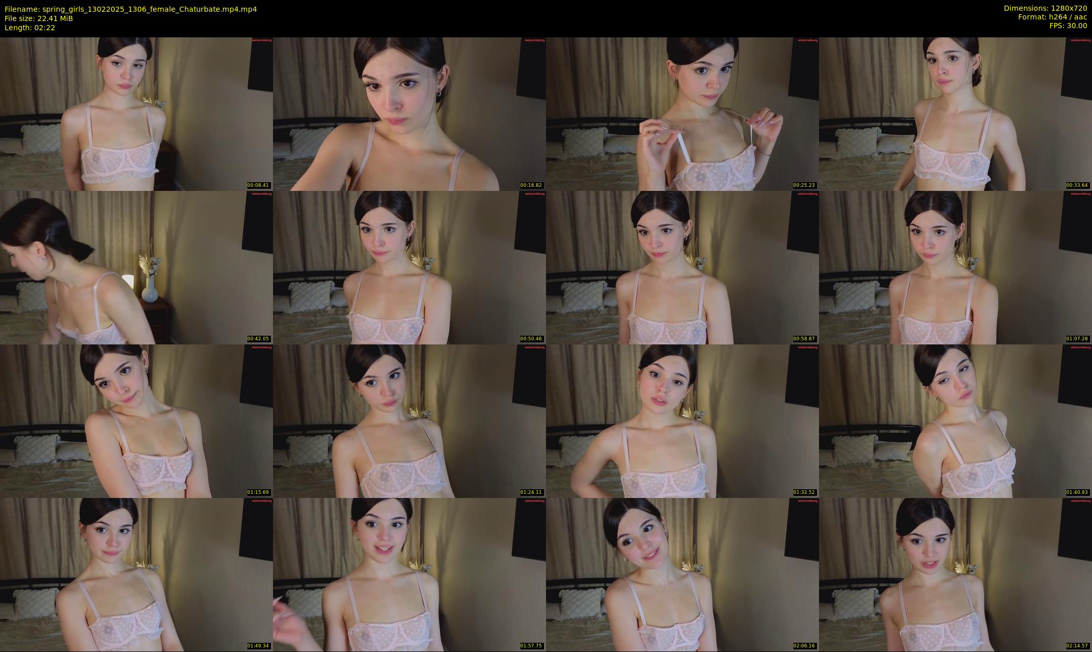 spring_girls — 3 minute Chaturbate female cam show recording, 720p, Feb 13, 2025