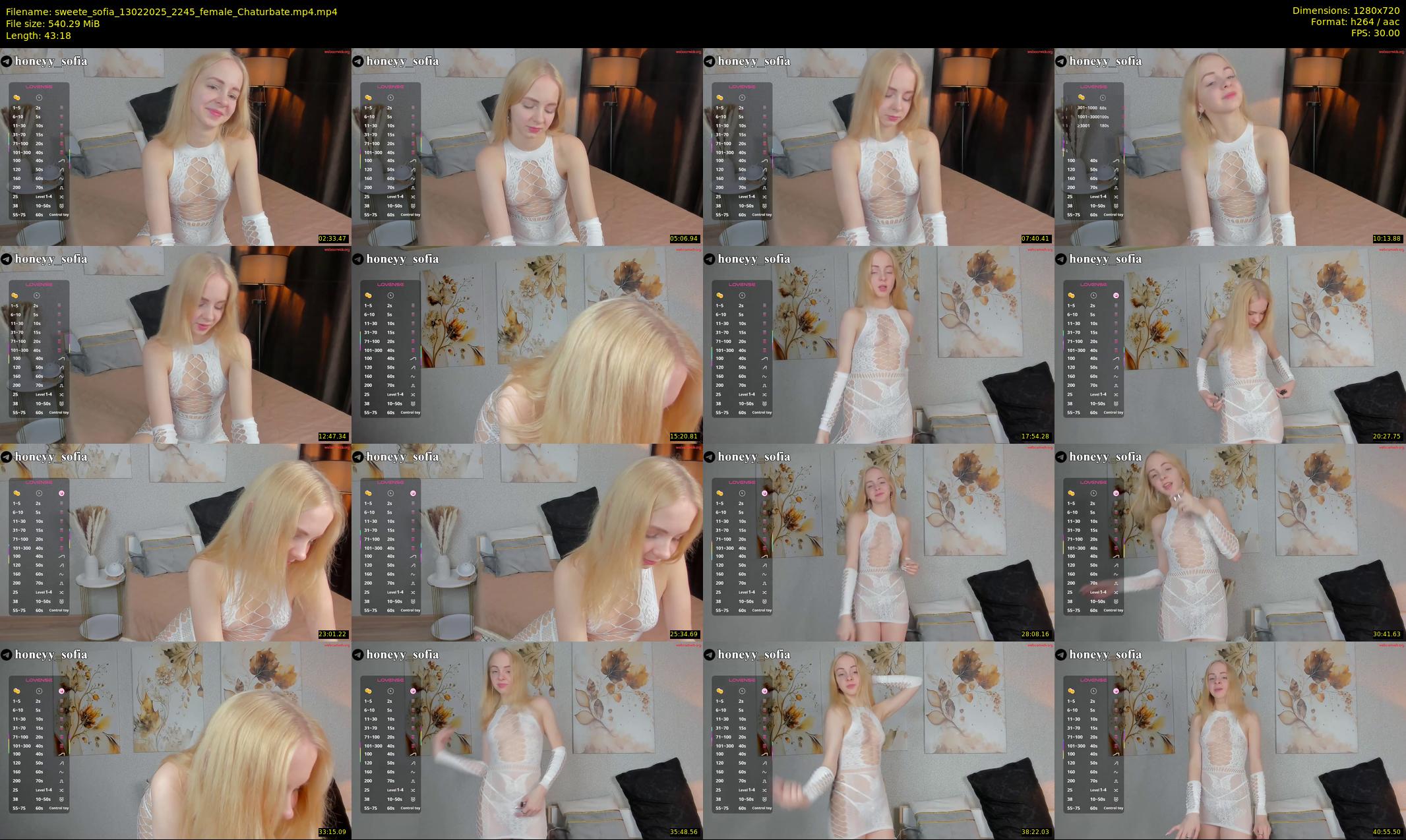 sweete_sofia — 44 minute Chaturbate female cam show recording, 720p, Feb 13, 2025