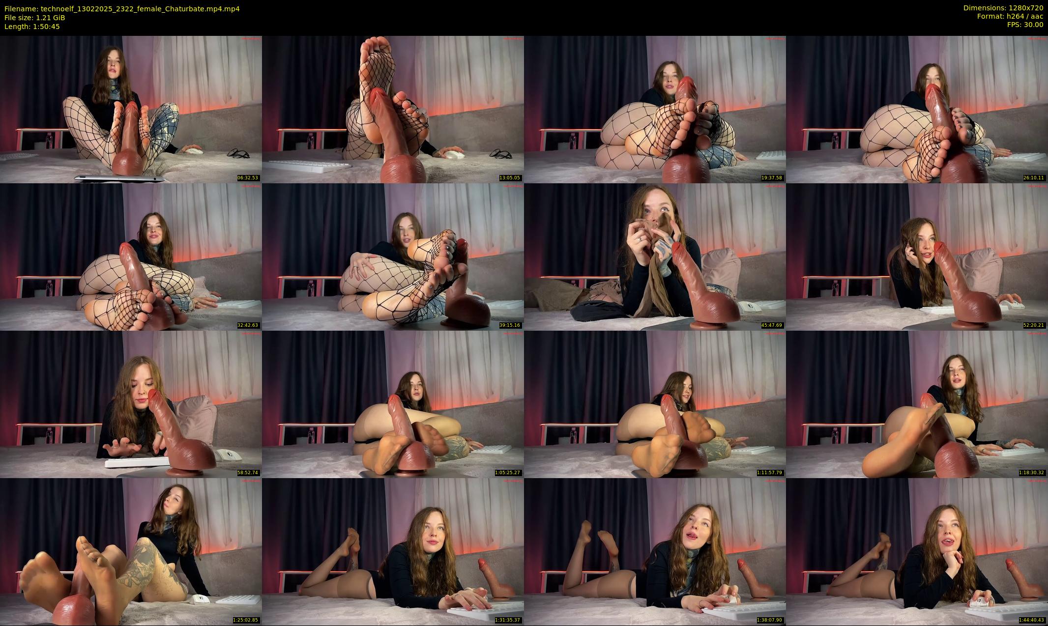 technoelf — 111 minute Chaturbate female cam show recording, 720p, Feb 13, 2025