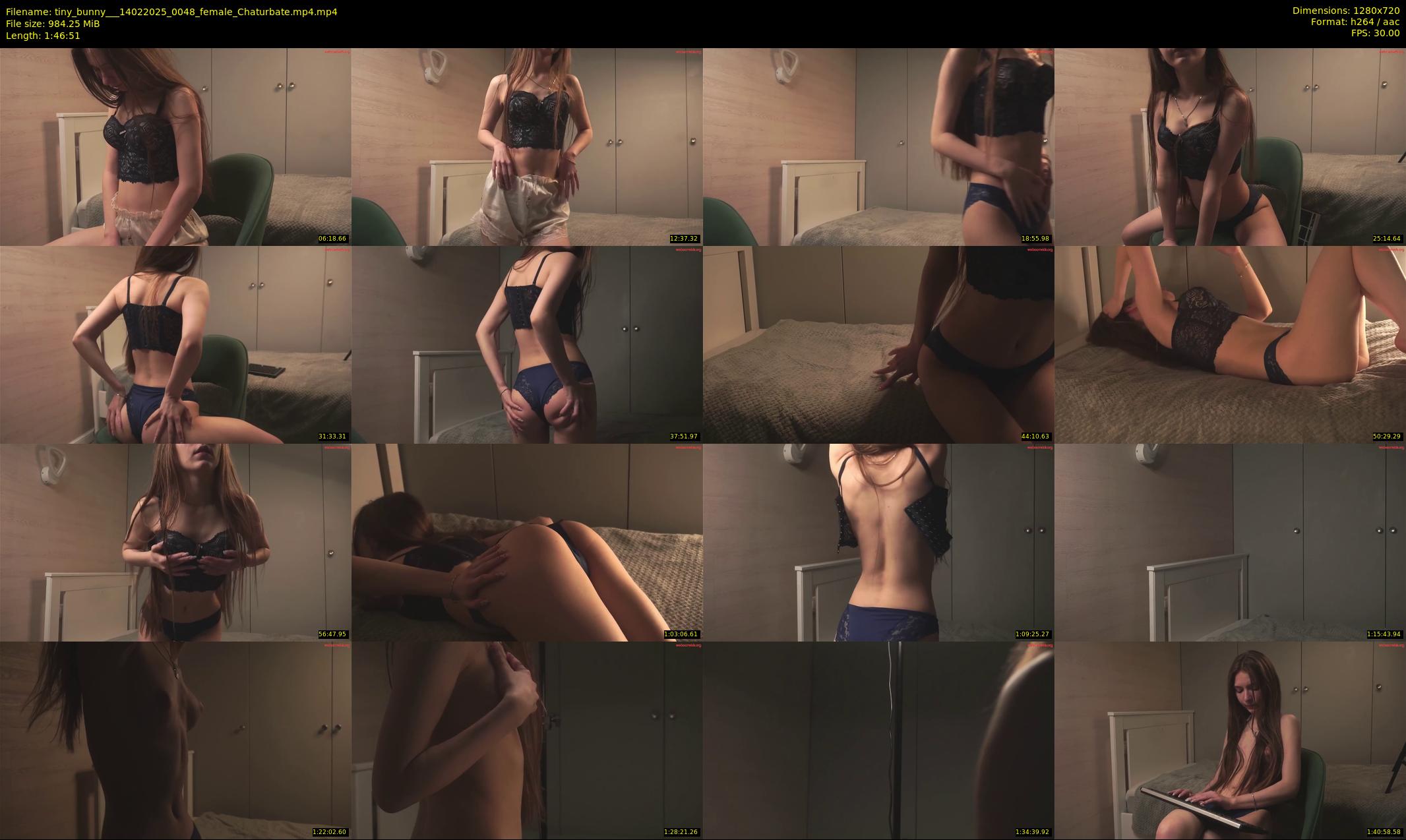 tiny_bunny__ — 107 minute Chaturbate female cam show recording, 720p, Feb 14, 2025