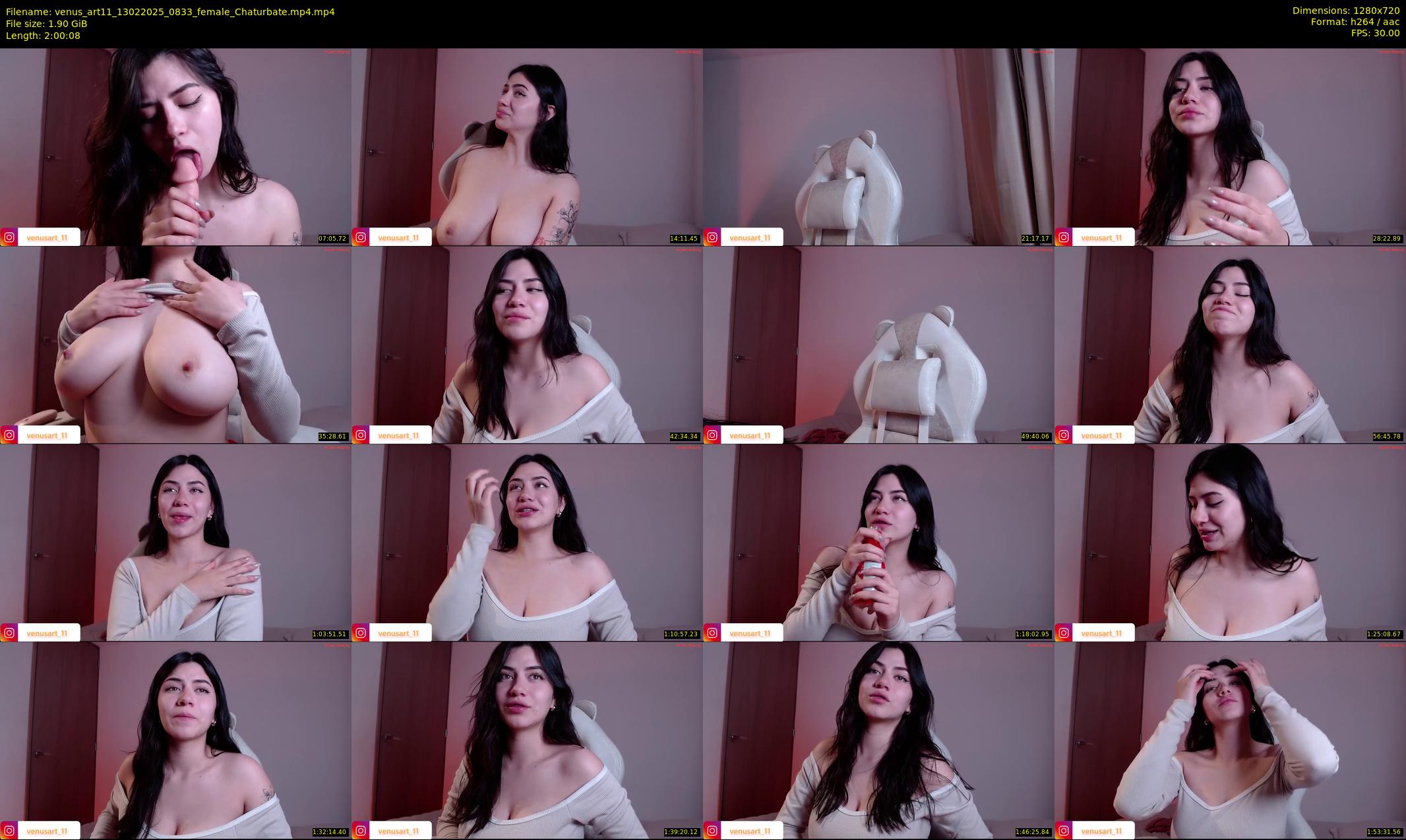 venus_art11 — 121 minute Chaturbate female cam show recording, 720p, Feb 13, 2025