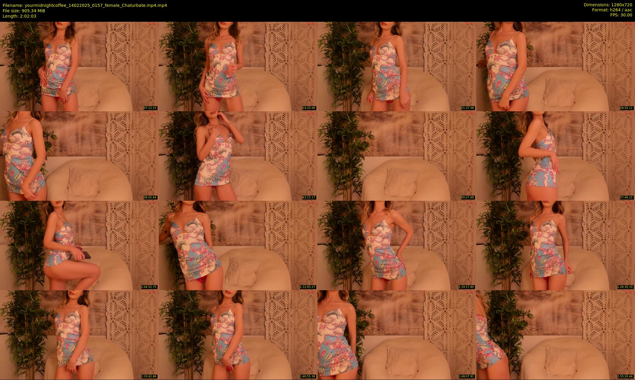 yourmidnightcoffee — 123 minute Chaturbate female cam show recording, 720p, Feb 14, 2025