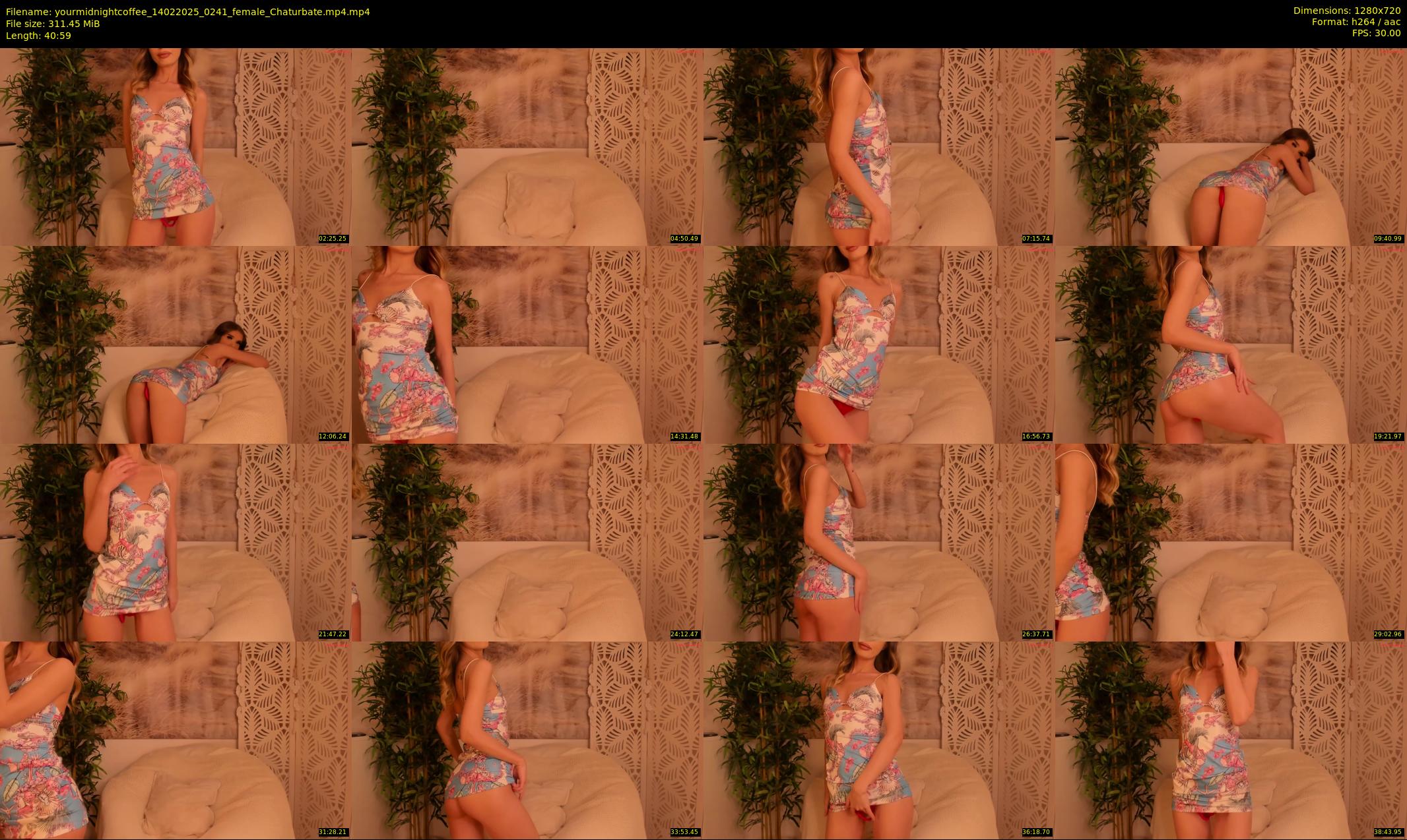 yourmidnightcoffee — 41 minute Chaturbate female cam show recording, 720p, Feb 14, 2025