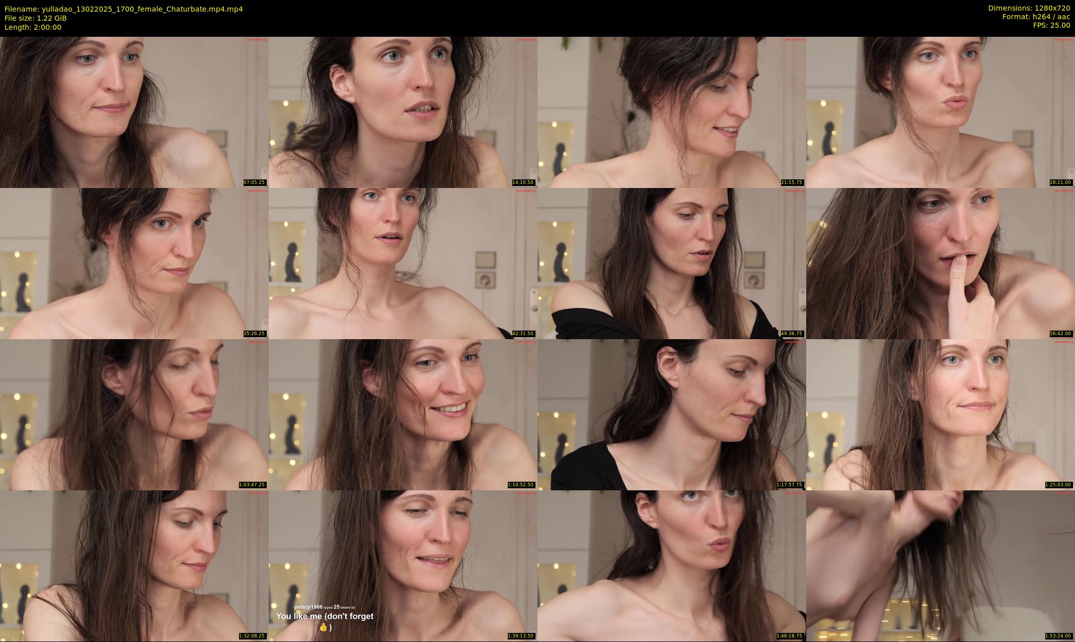 yulladao — 120 minute Chaturbate female cam show recording, 720p, Feb 13, 2025