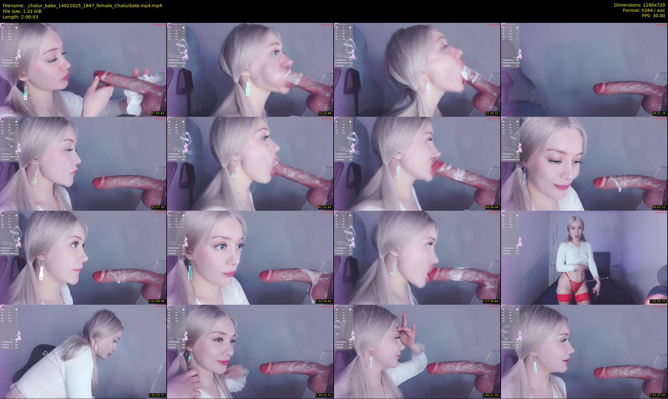 _chatur_babe — 121 minute Chaturbate female cam show recording, 720p, Feb 14, 2025