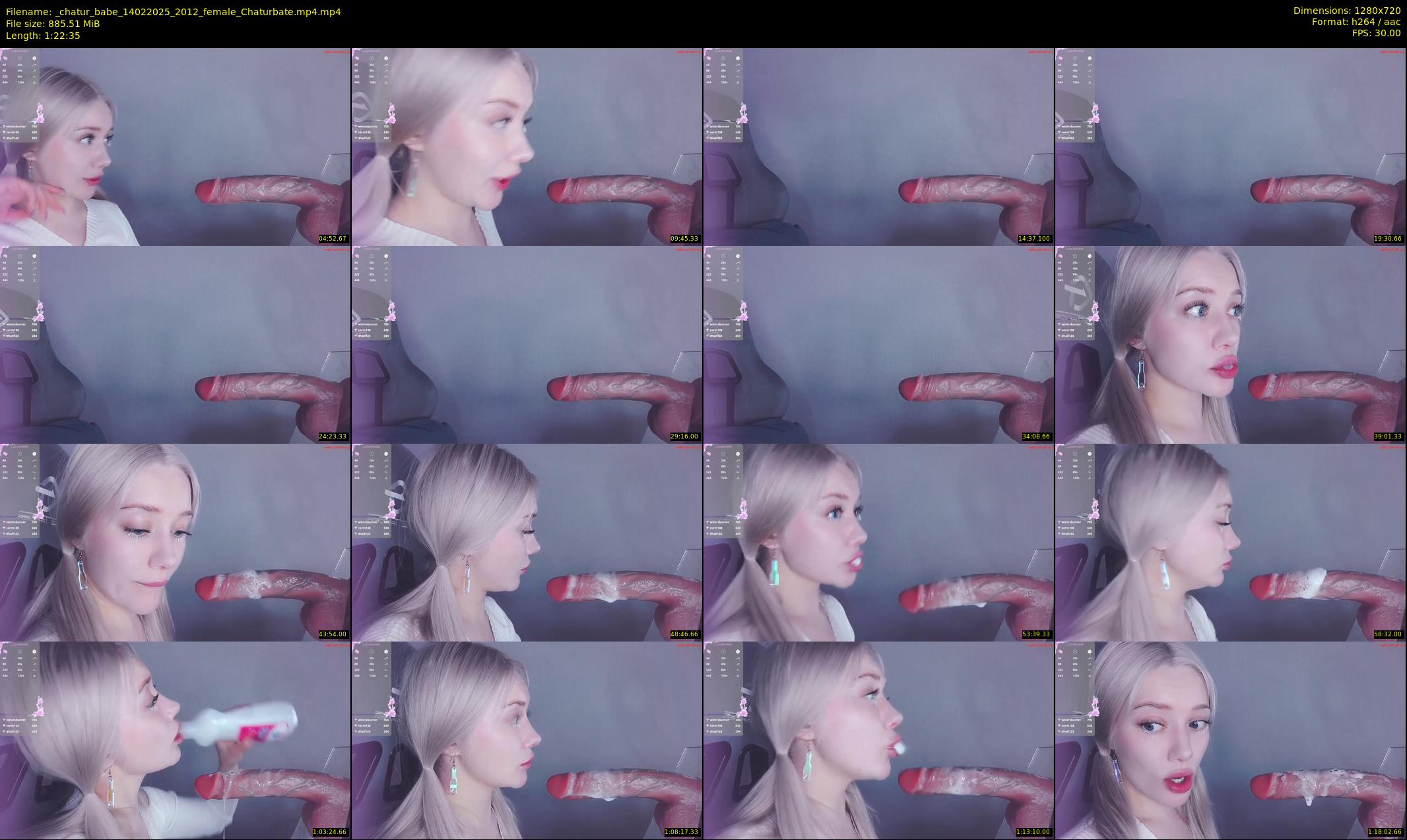 _chatur_babe — 83 minute Chaturbate female cam show recording, 720p, Feb 14, 2025