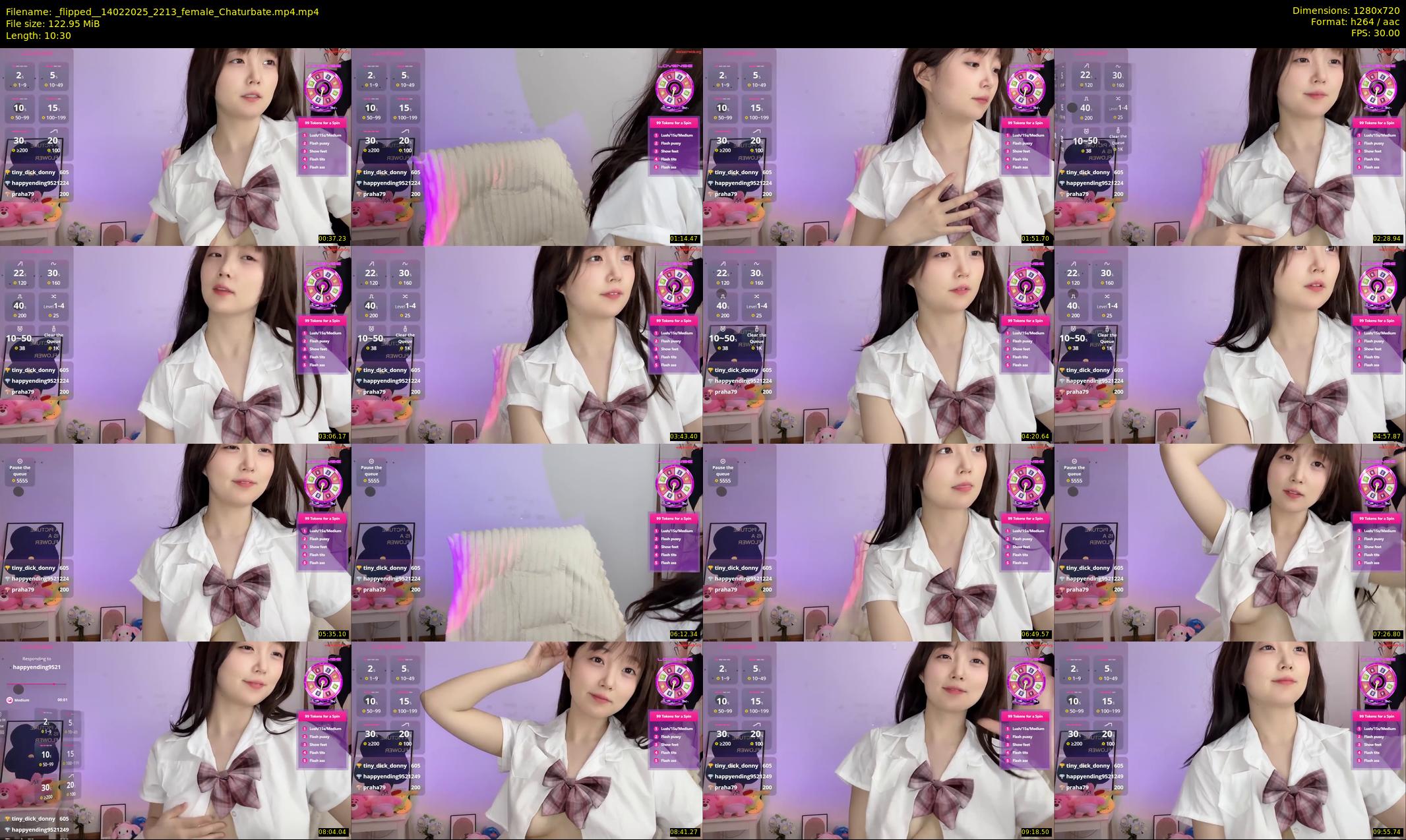 _flipped_ — 11 minute Chaturbate female cam show recording, 720p, Feb 14, 2025