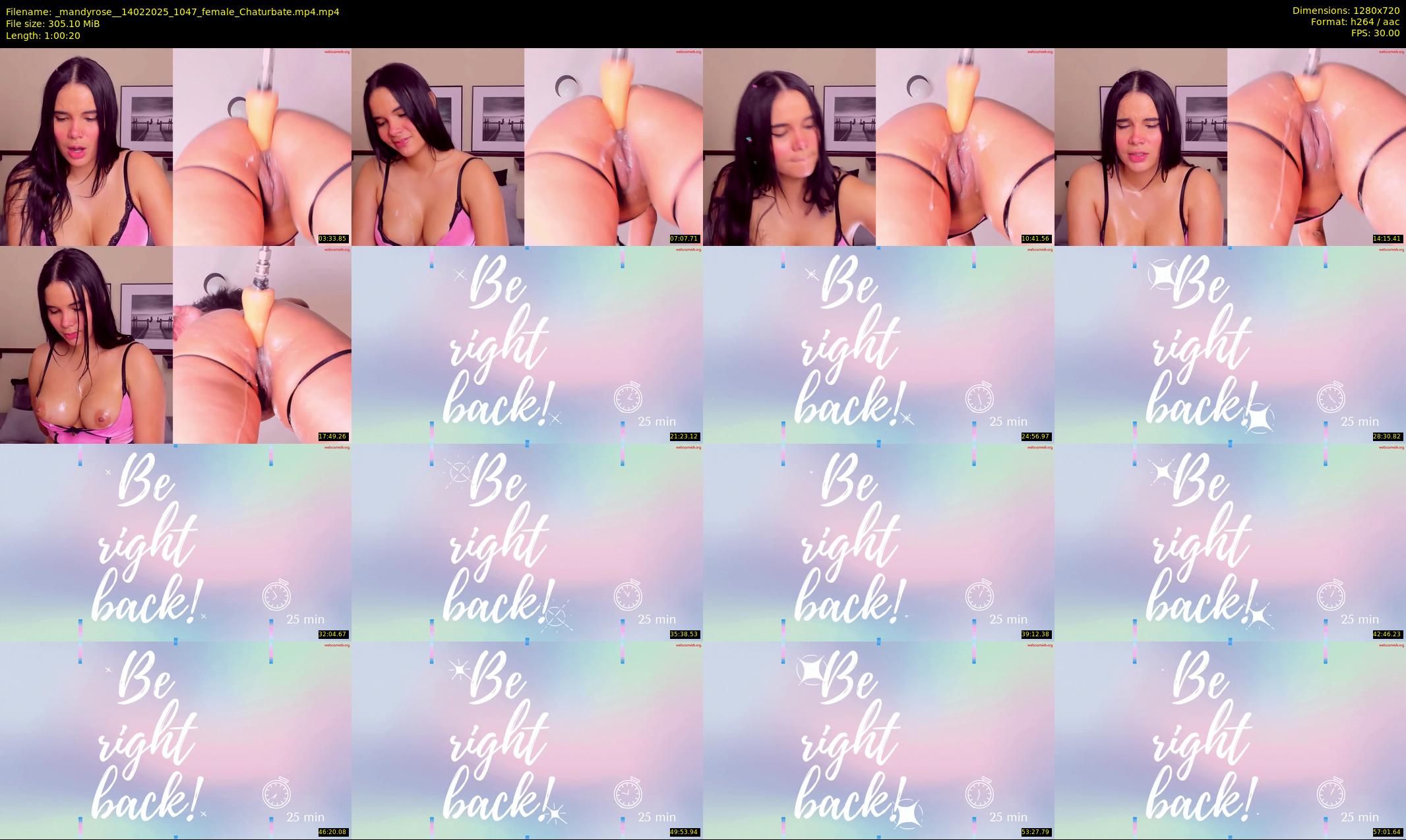 _mandyrose_ — 61 minute Chaturbate female cam show recording, 720p, Feb 14, 2025