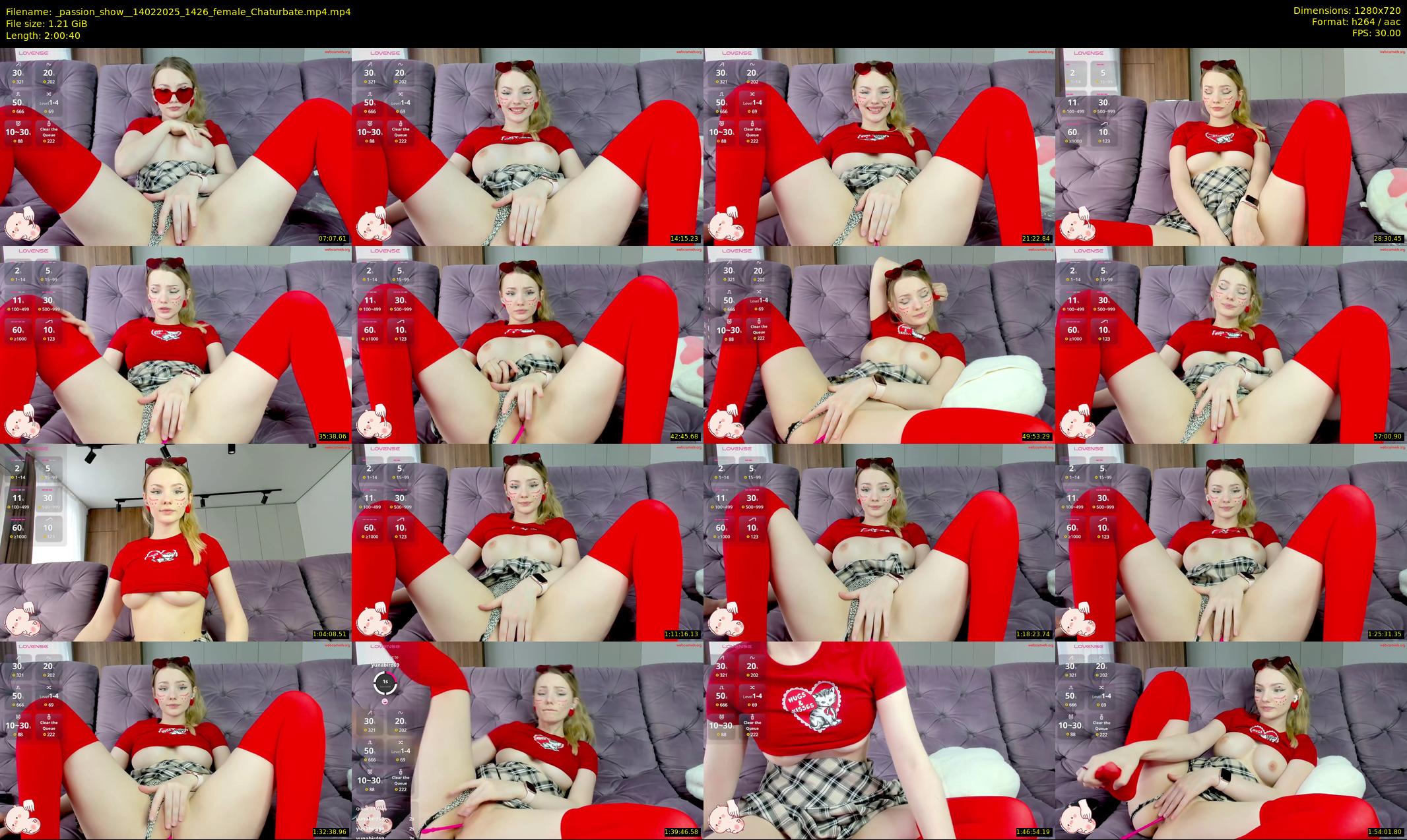 _passion_show_ — 121 minute Chaturbate couple cam show recording, 720p, Feb 14, 2025