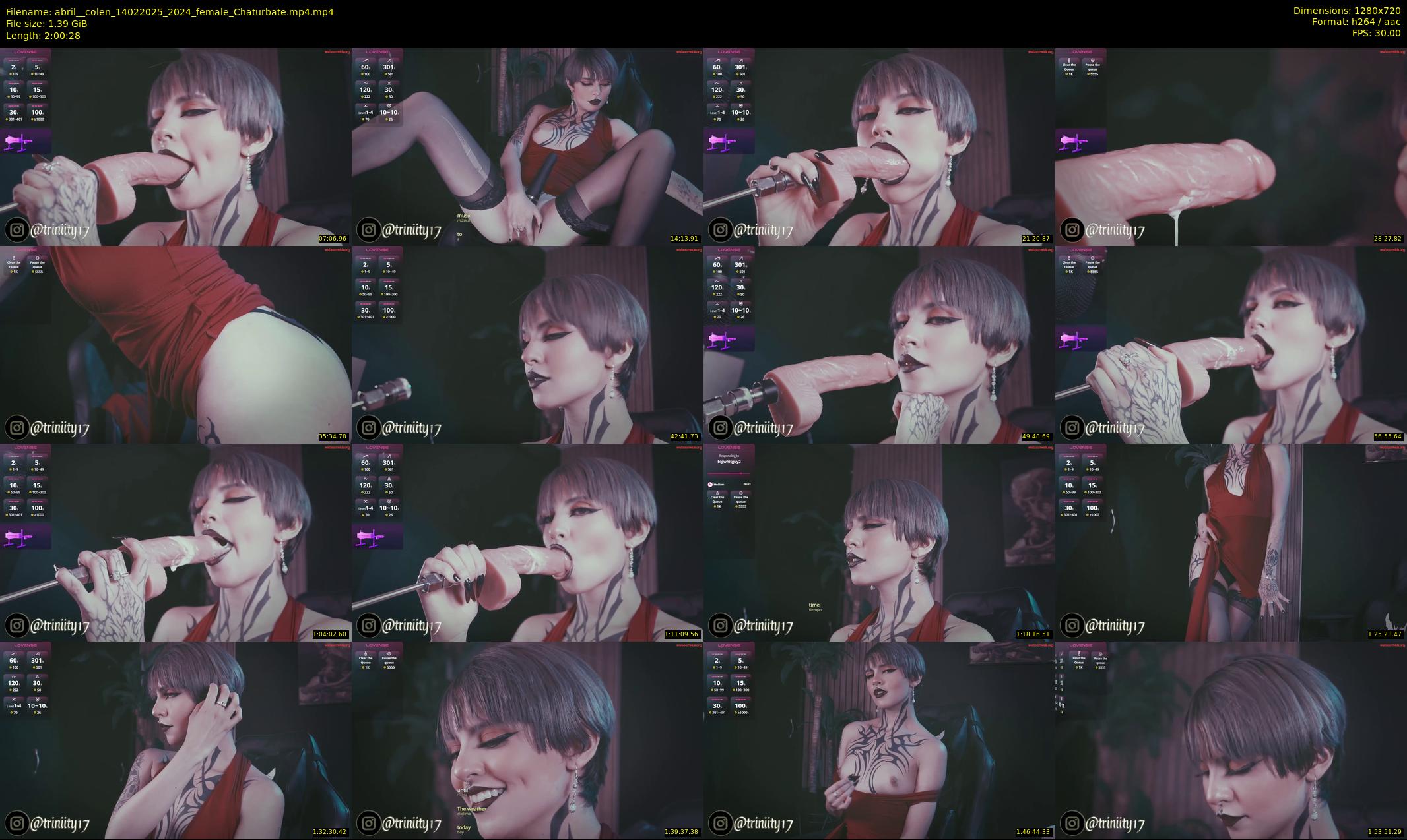 abril__colen — 121 minute Chaturbate female cam show recording, 720p, Feb 14, 2025
