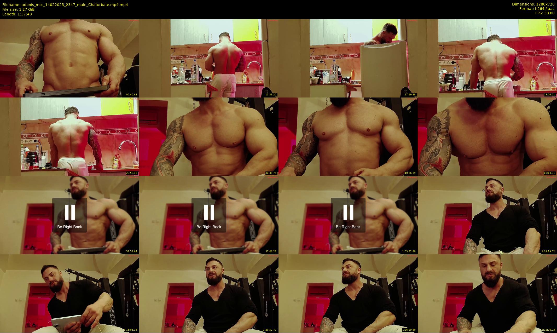 adonis_msc — 98 minute Chaturbate male cam show recording, 720p, Feb 14, 2025